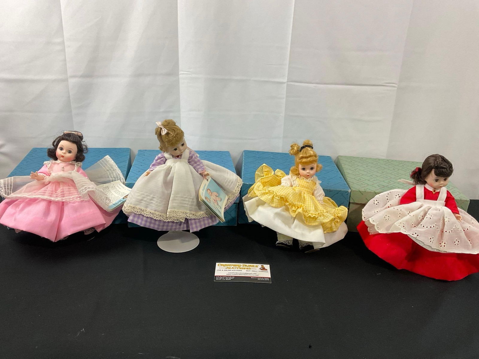 4x Madame Alexander Doll Co. Amy 411, Beth 412, Jo 781, & Meg (1 of 5)
