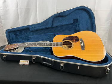 Martin & Co. D-93 1993 Acoustic Guitar, needs work w/ Martin branded Hard Case (1 of 11)