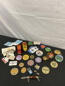 Approx. 30+ pcs Vintage Boy Scouts Collectible Assortment. Sterling Silver Cub Scout Ring. See pi... (1 of 12)