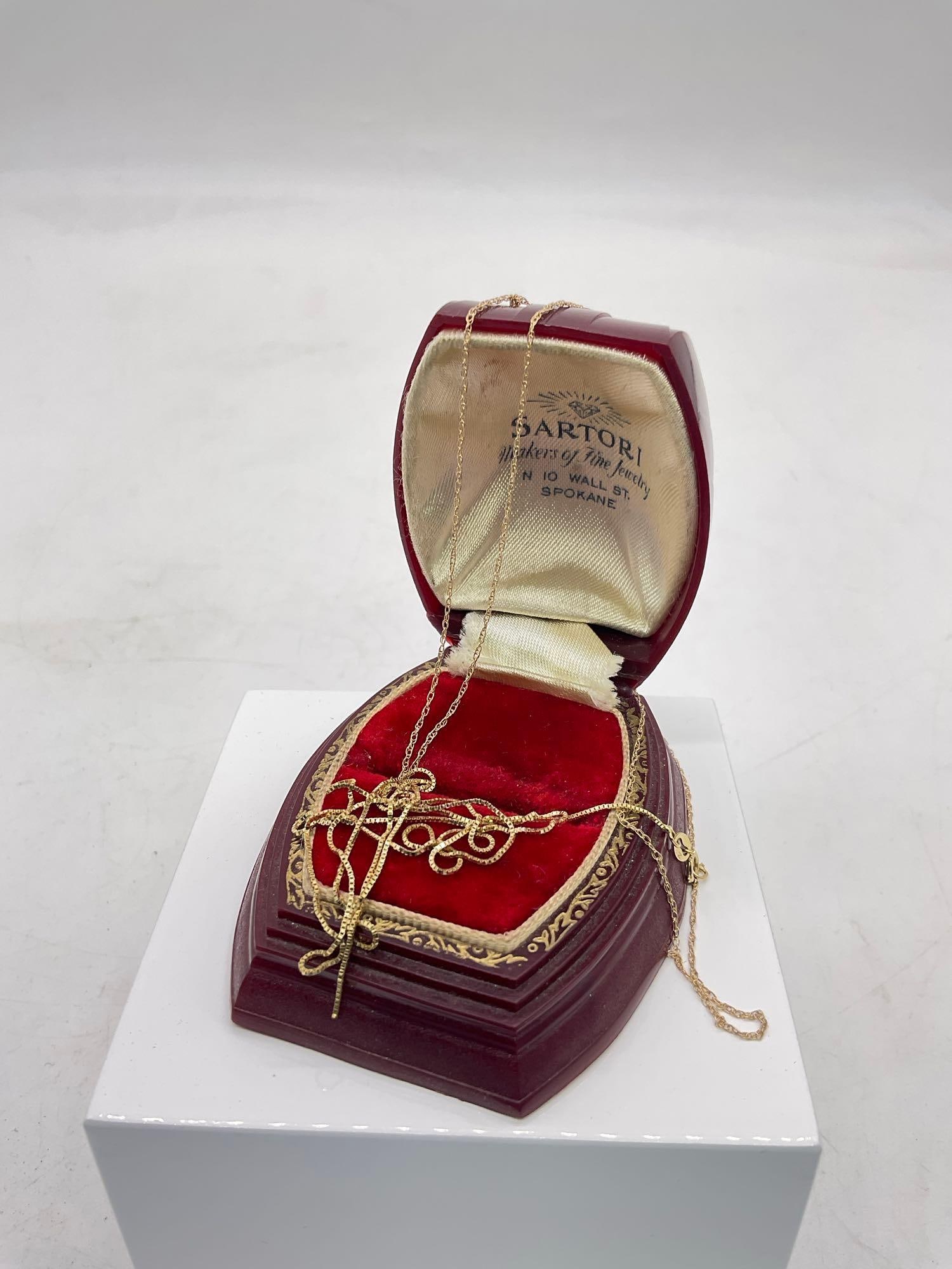 1.48 yellow gold 10k necklaces for scrap (1 of 2)