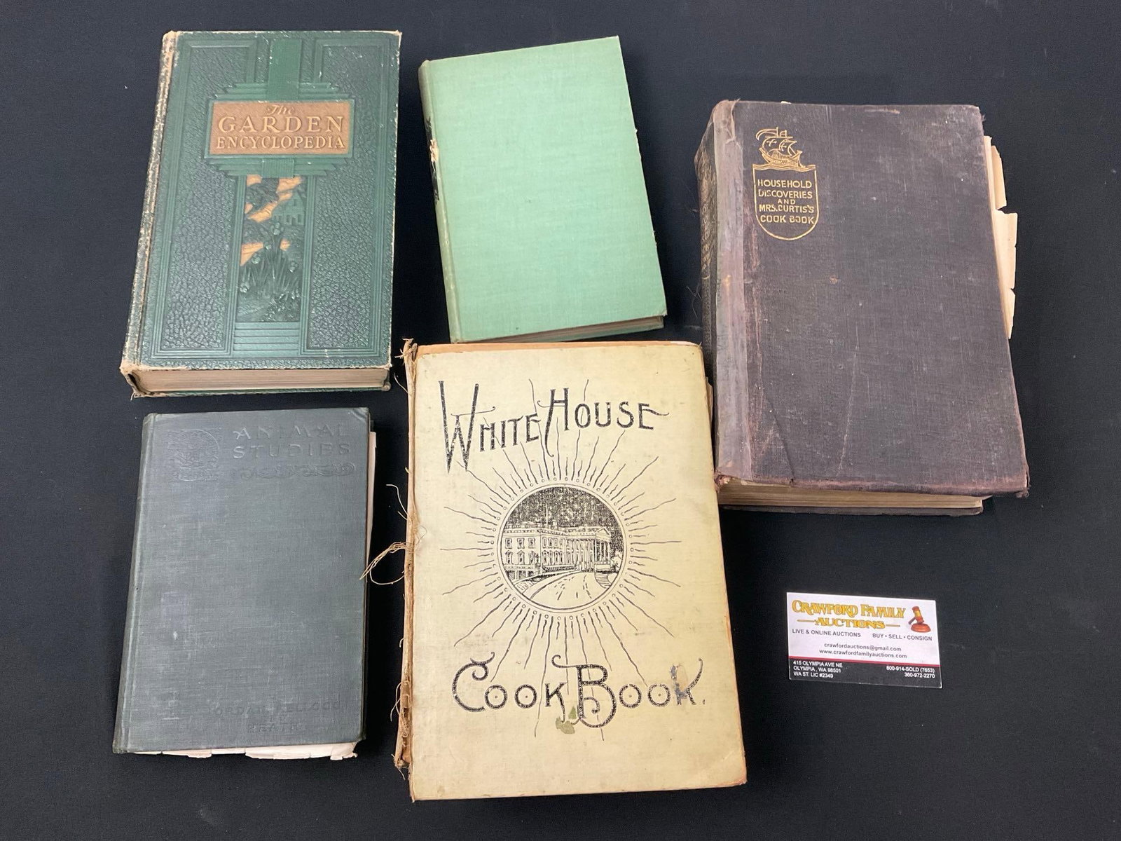 Vintage Cookbooks, James Beard Hors DOeuvre & Canapes, White House Cookbook, The Garden Encyclope... (1 of 7)