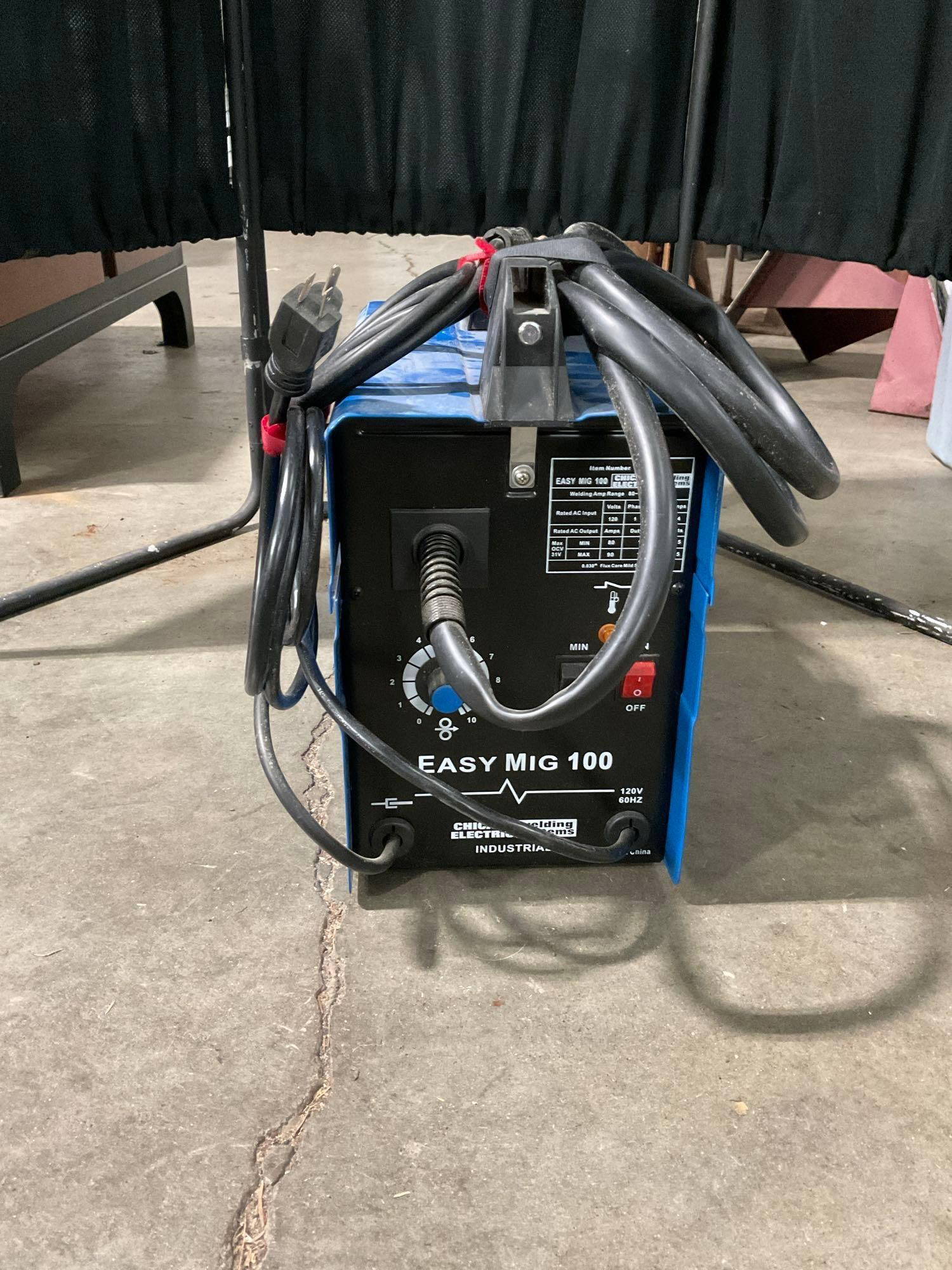 Chicago Electric Welding Systems Easy Mig 100 94056 Amp Range 80104.