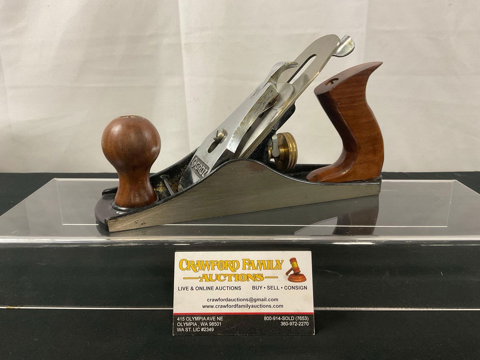 Groz No. 4 Smoothing Bench Hand Plane, Cast Metal and Wood (1 of 6)