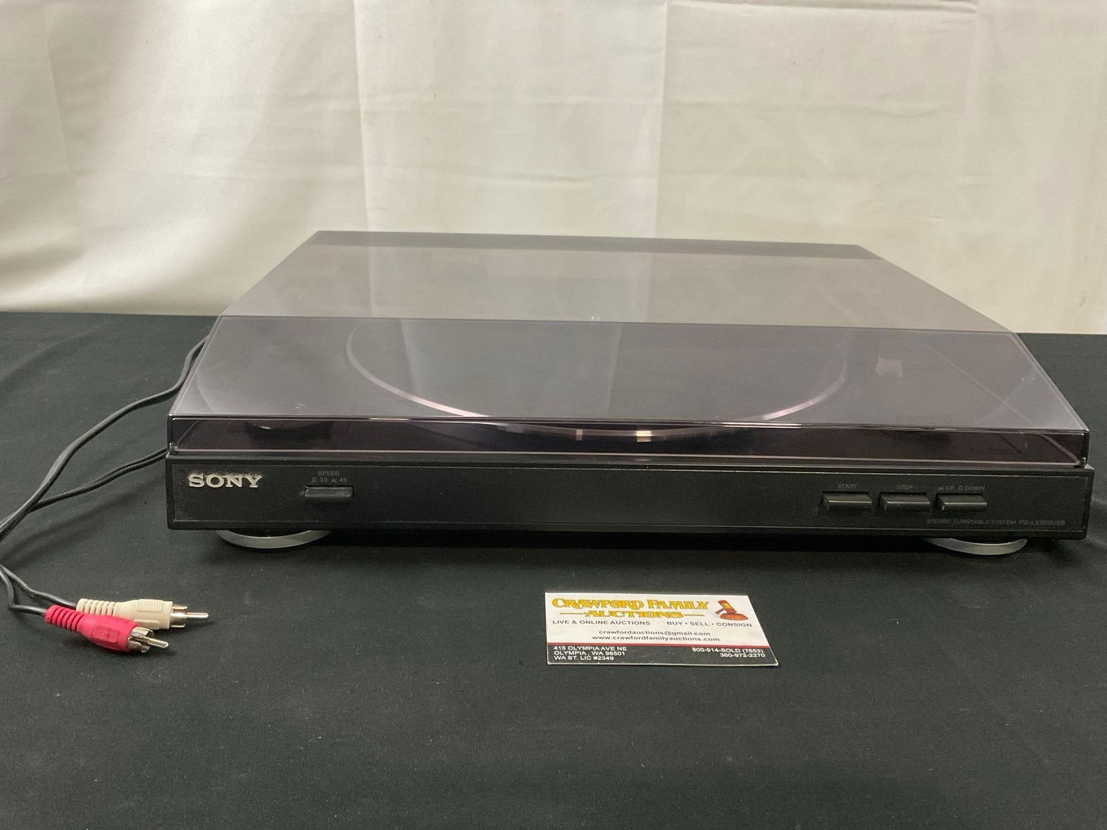 Sony Stereo Turntable System Pslx300usb Auction