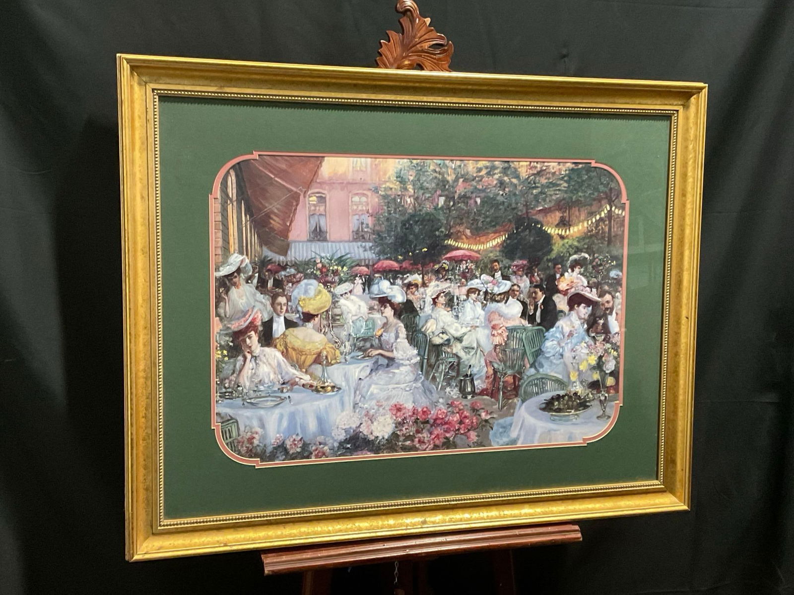 Framed Print titled Le Dinner a L Hotel Ritz Paris 1904 By Pierre George Jeanniot (1 of 6)