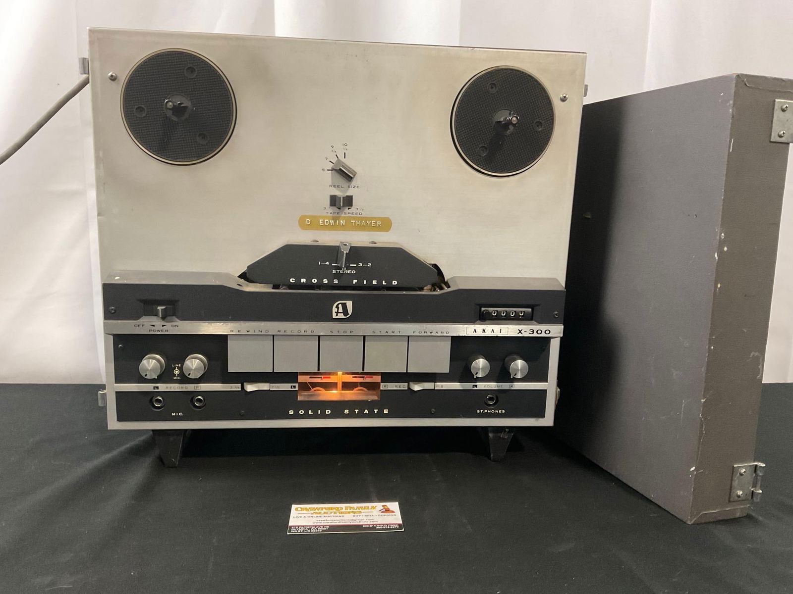 Vintage AKAI Model X-300 Reel to Reel Stereo Tape Recorder (1 of 7)