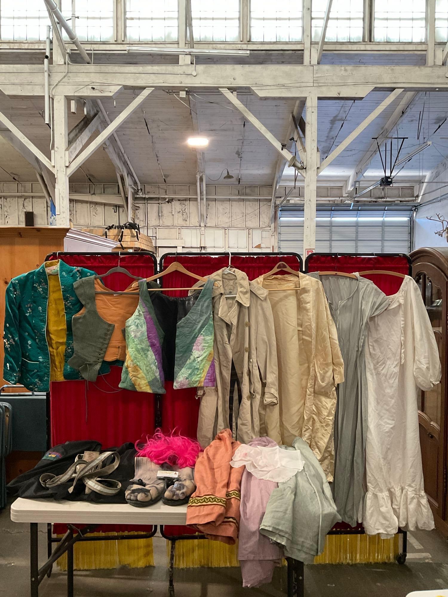 17 pcs Vintage Theater Costume Assortment. Lady & The Fool Laced Bodice. Aquascutum Coat. See pics. (1 of 19)