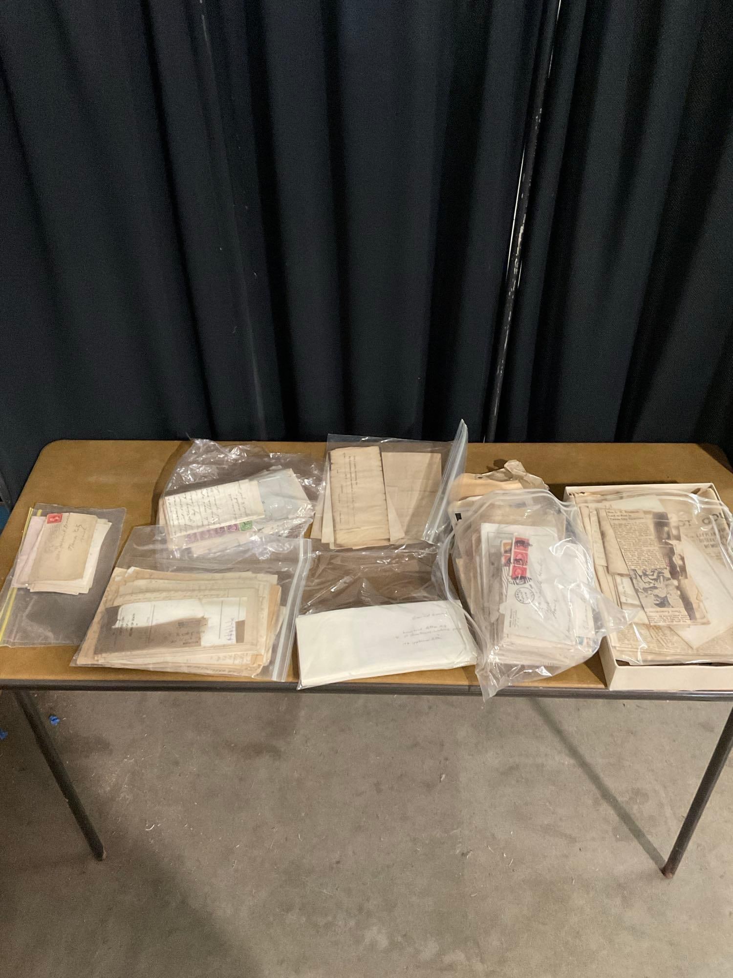 Assorted 1900's - 1930's Ephemera incl. mainly Letters, Newspapers, & Documents - See pics (1 of 6)