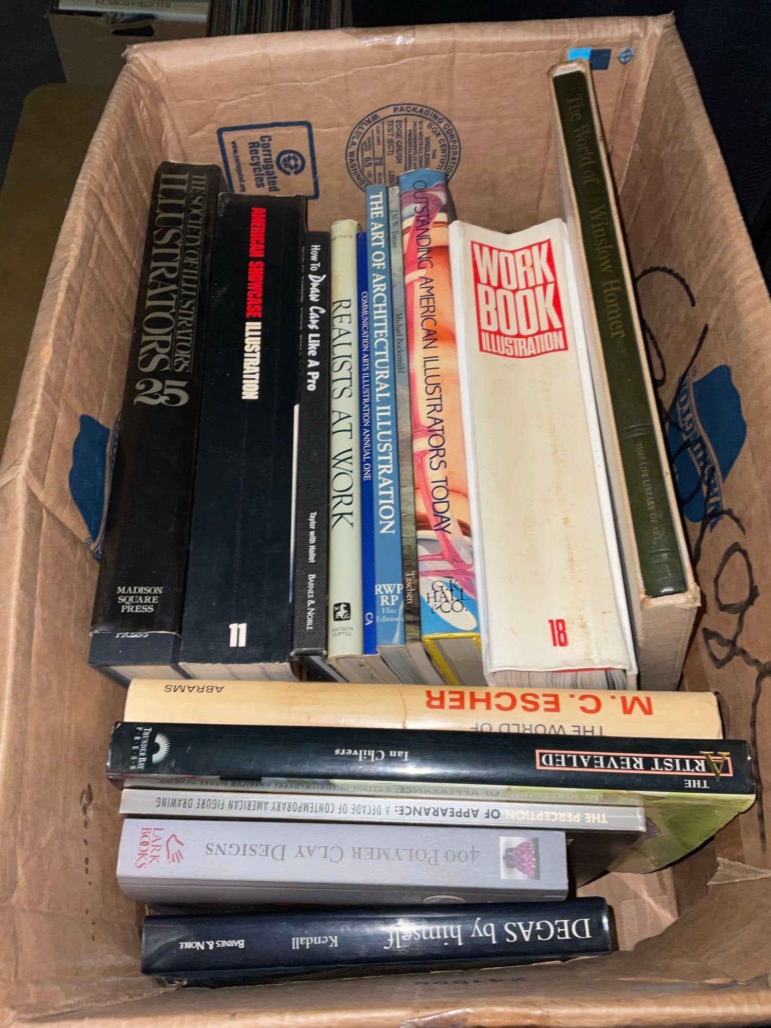 Collection of 15 Misc Illustration & Art Books incl. Illustrators 25, American Showcase (1 of 3)