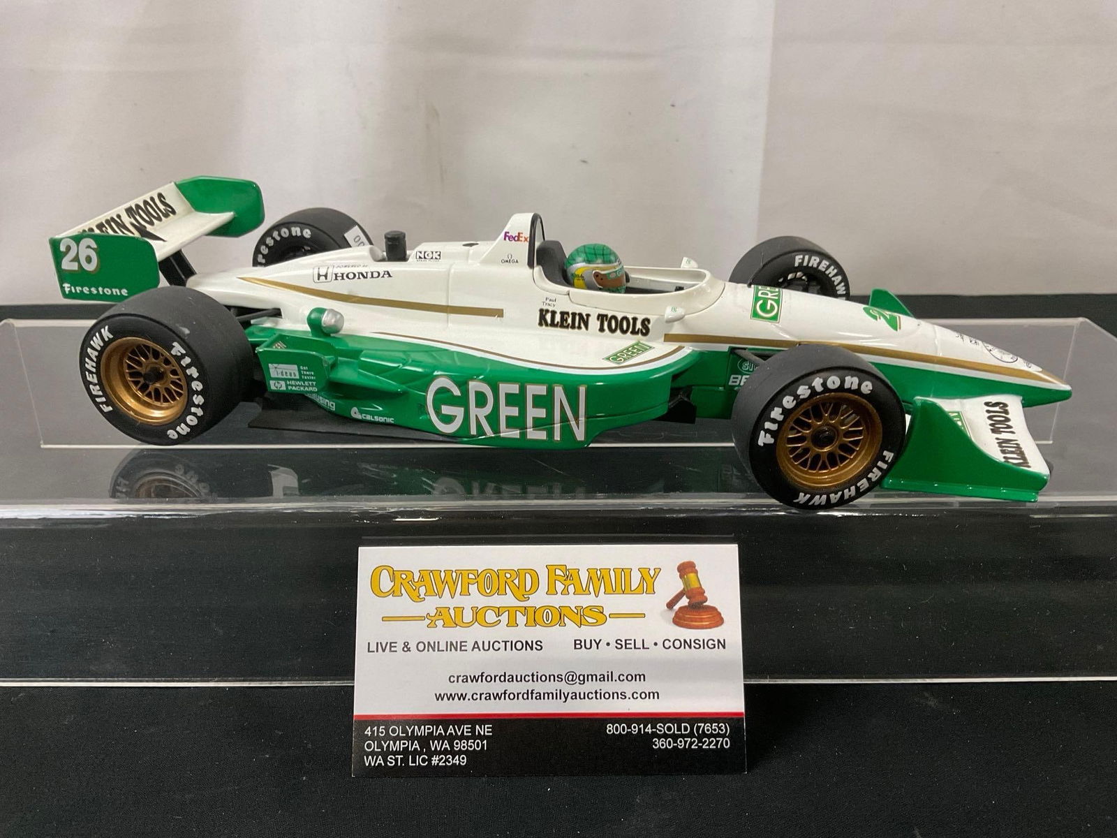 1:18 Scale UT Models Klein Tools Indycar #26 Die Cast Model Car Indy-Reynard (1 of 4)