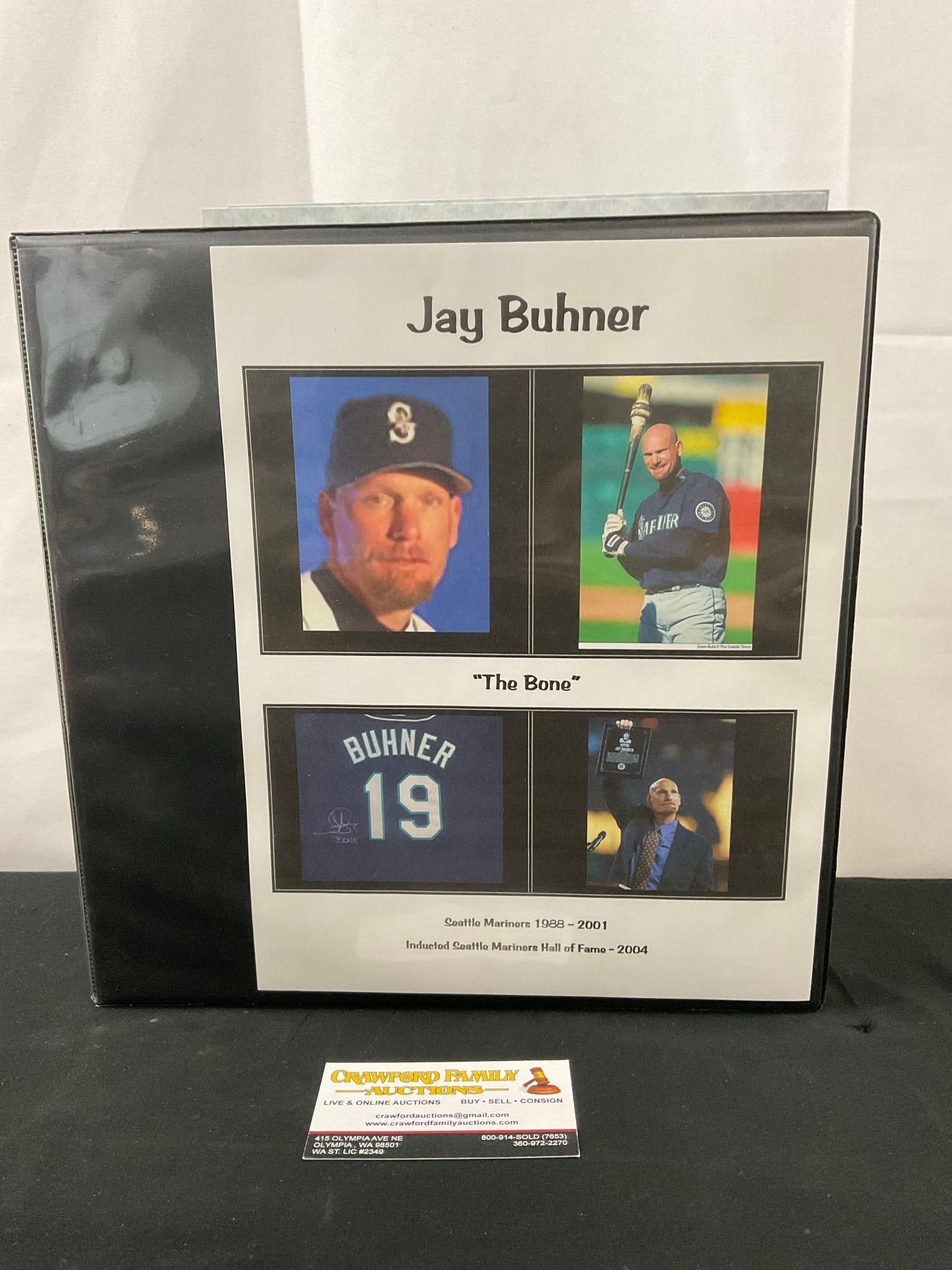 Jay Buhner Seattle Mariners 1988-2001 HOF 2004, Baseball Cards, signed photos, including rookies (1 of 16)