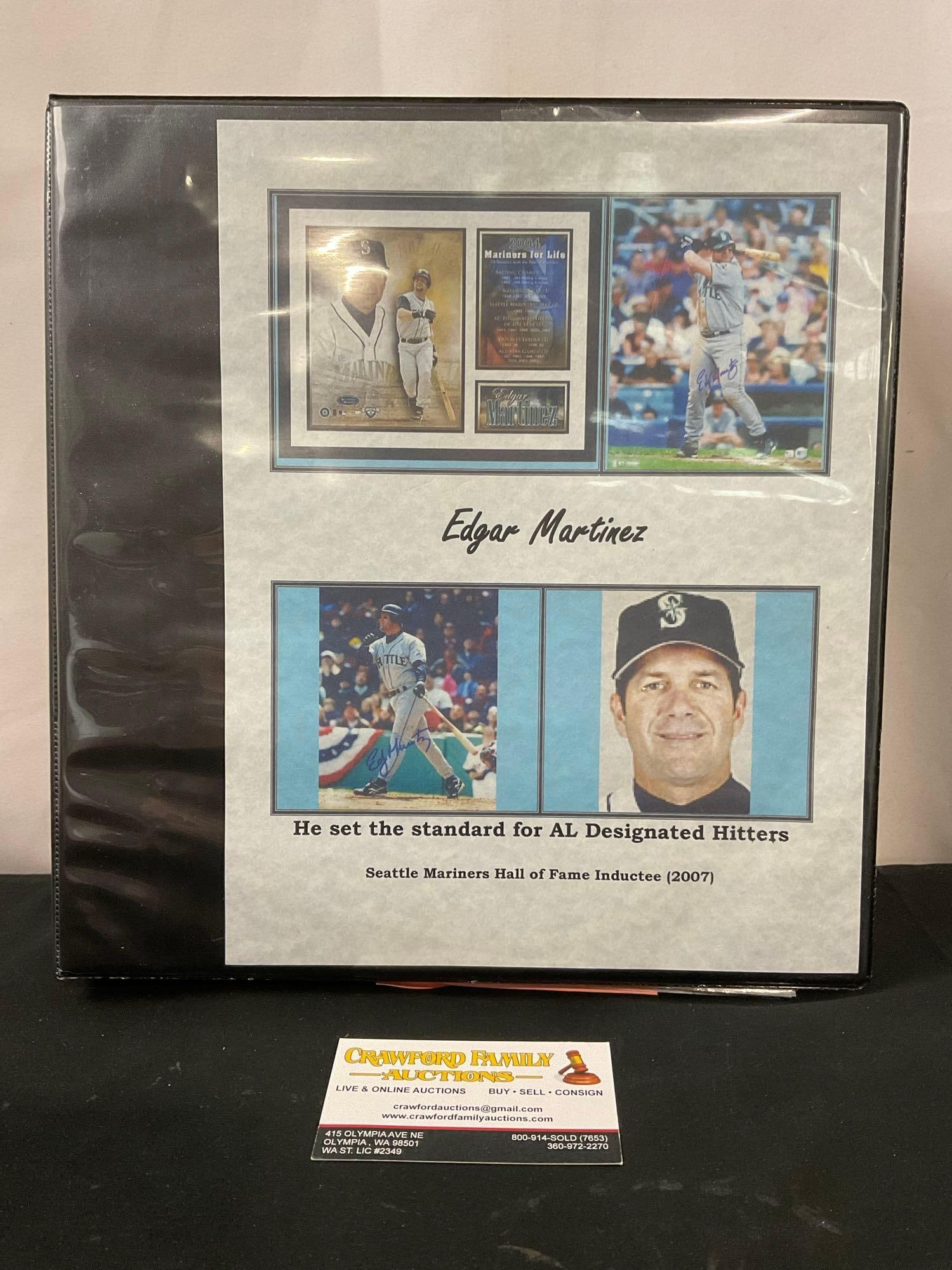 Edgar Martinez Seattle Mariners Legend, Baseball Card Album, Nice Variety 1988-1997 (1 of 12)