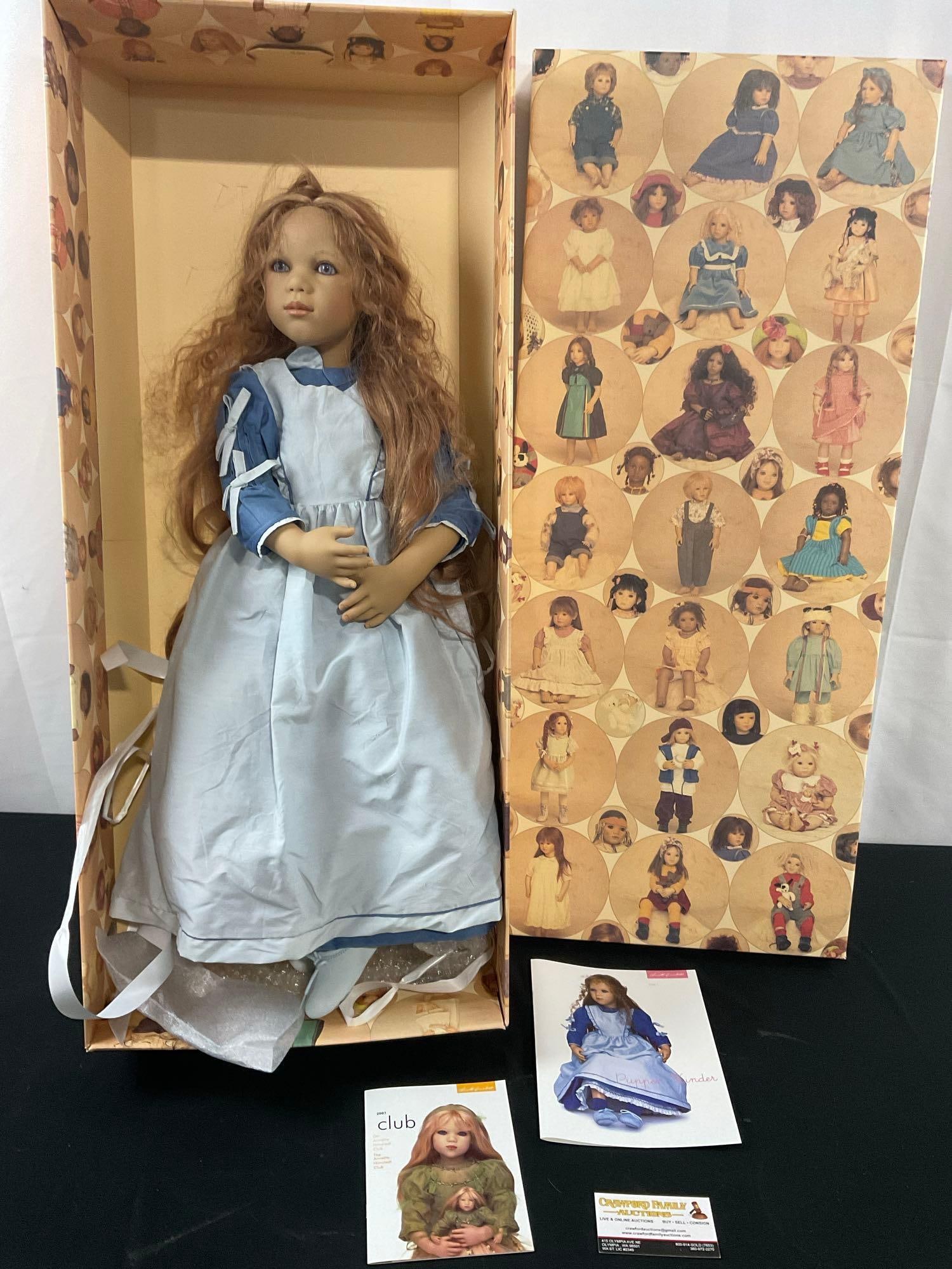 Vintage 2002 Krissi Annette Himstedt Vinyl Collectible doll, 27 inches tall (1 of 5)