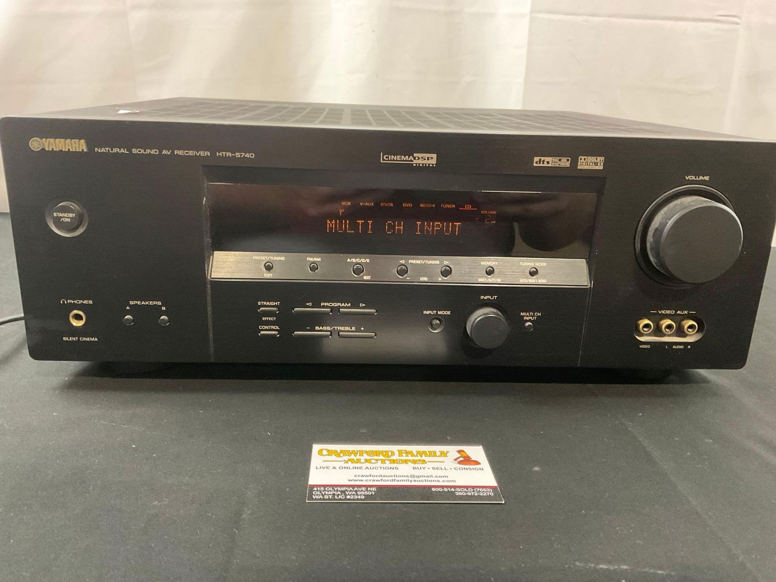 Vintage Yamaha Natural Sound AV Receiver HTR-5740, tested and working (1 of 5)