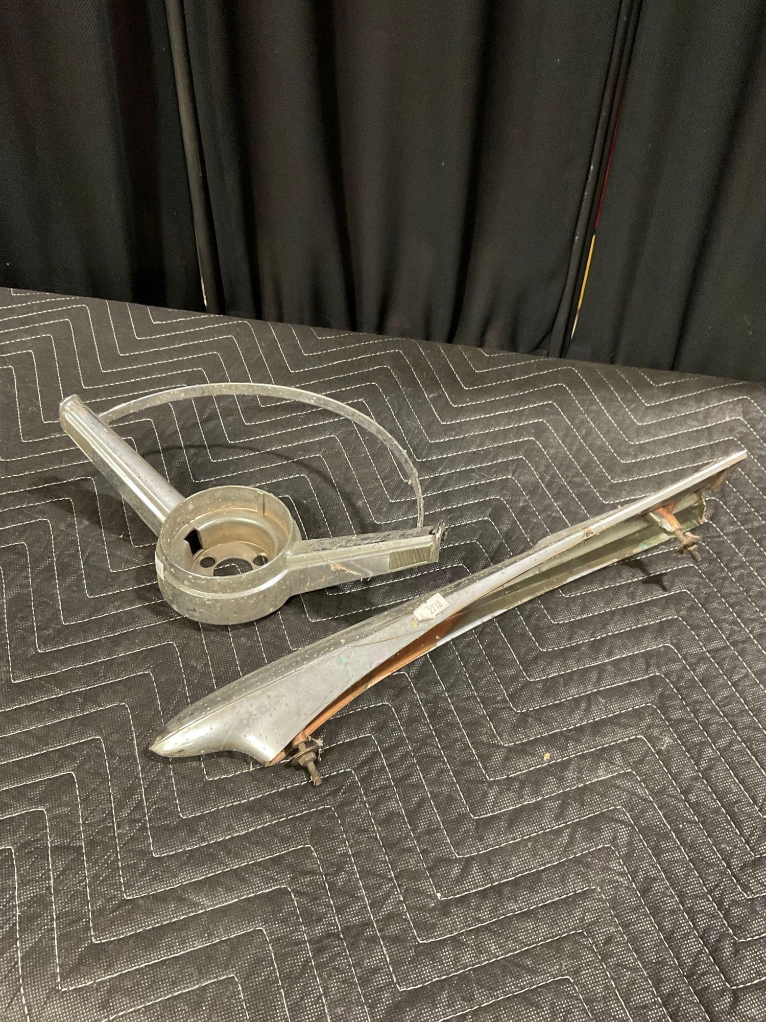 1950's Chevy Bel Air Rocket Hood Ornament & Part of Steering Wheel - See pics (1 of 4)