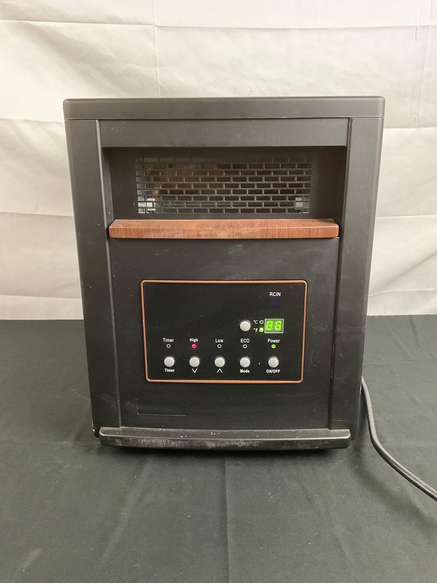 Source Green Heat Infrared Metal Box Heater - On wheels - See pics (1 of 5)