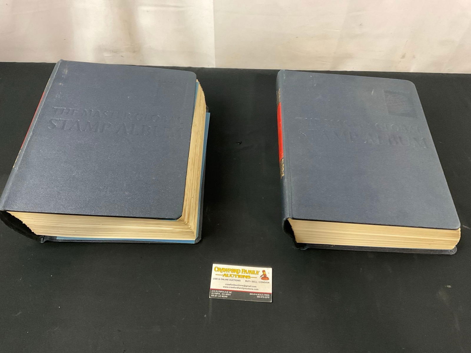 Pair of Stamp Collecting Albums, The Master Global Stamp Album Minkus Productions (1 of 12)