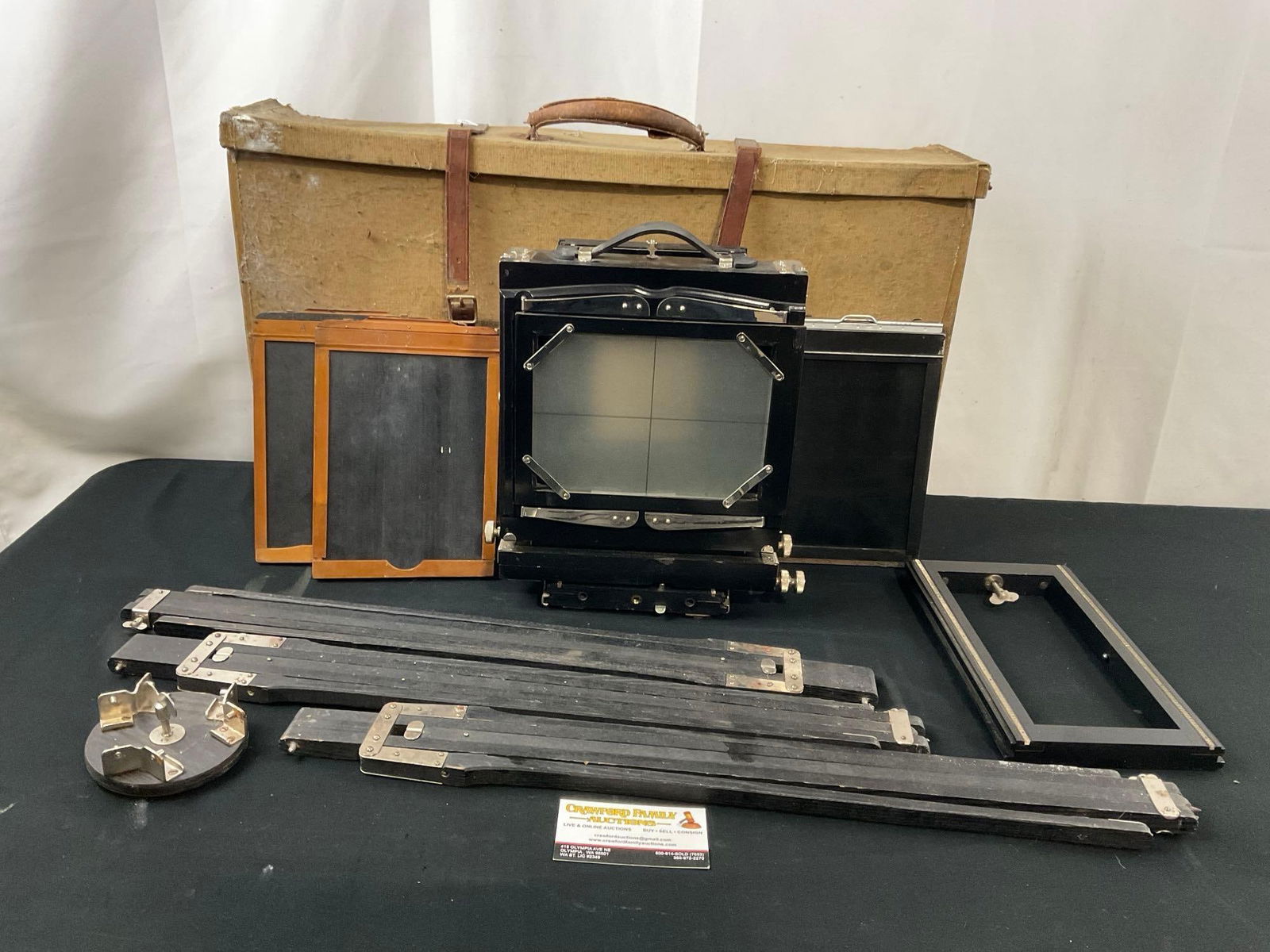 Antique WWI era Seneca View Camera, Improved variation 1, w/ Stand & Case (1 of 8)