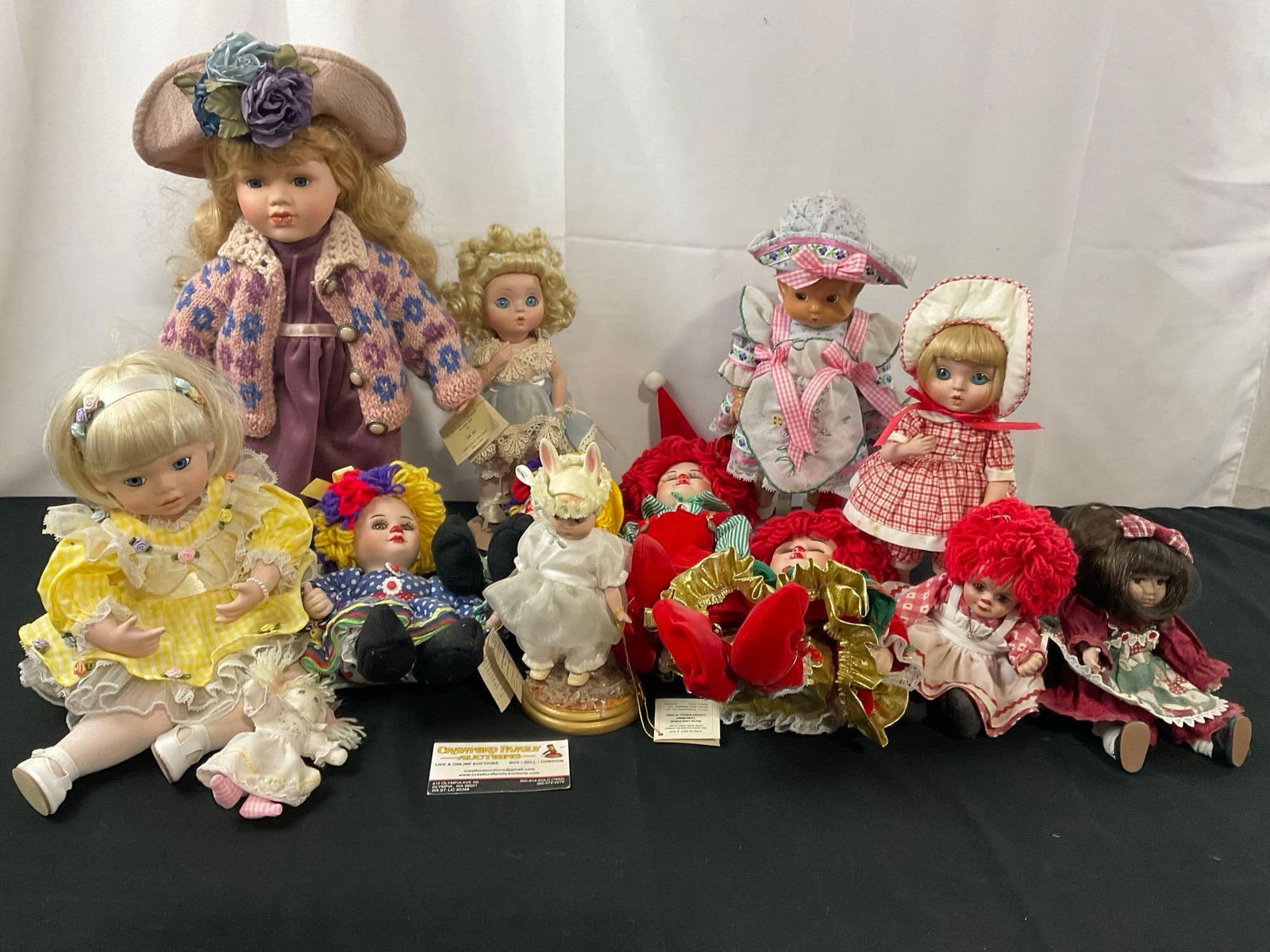 Collection of Dolls, incl. Marie Osmond Clowns, Patsy Effanbee, Betty Jane Carter, & more, 12 pie... (1 of 11)