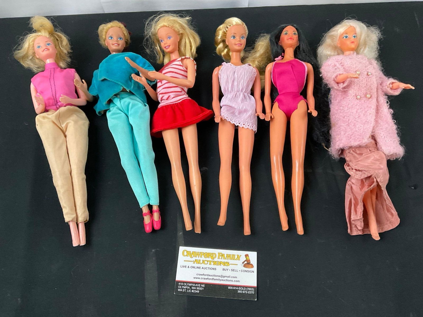 6 Barbie Dolls from 1966, A couple styles, about 12 inches long (1 of 10)