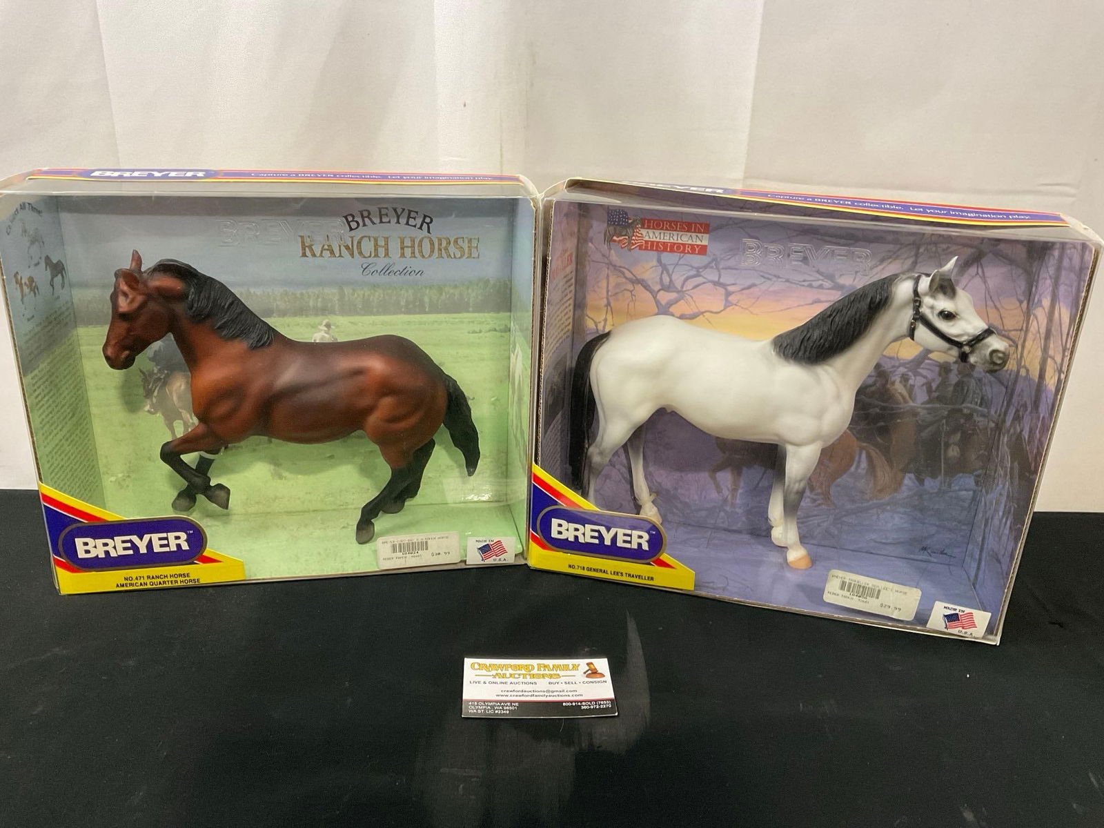Pair of Breyer model Horses, no. 471 Ranch Horse American Quarter Horse & 718 General Lees Travel... (1 of 4)
