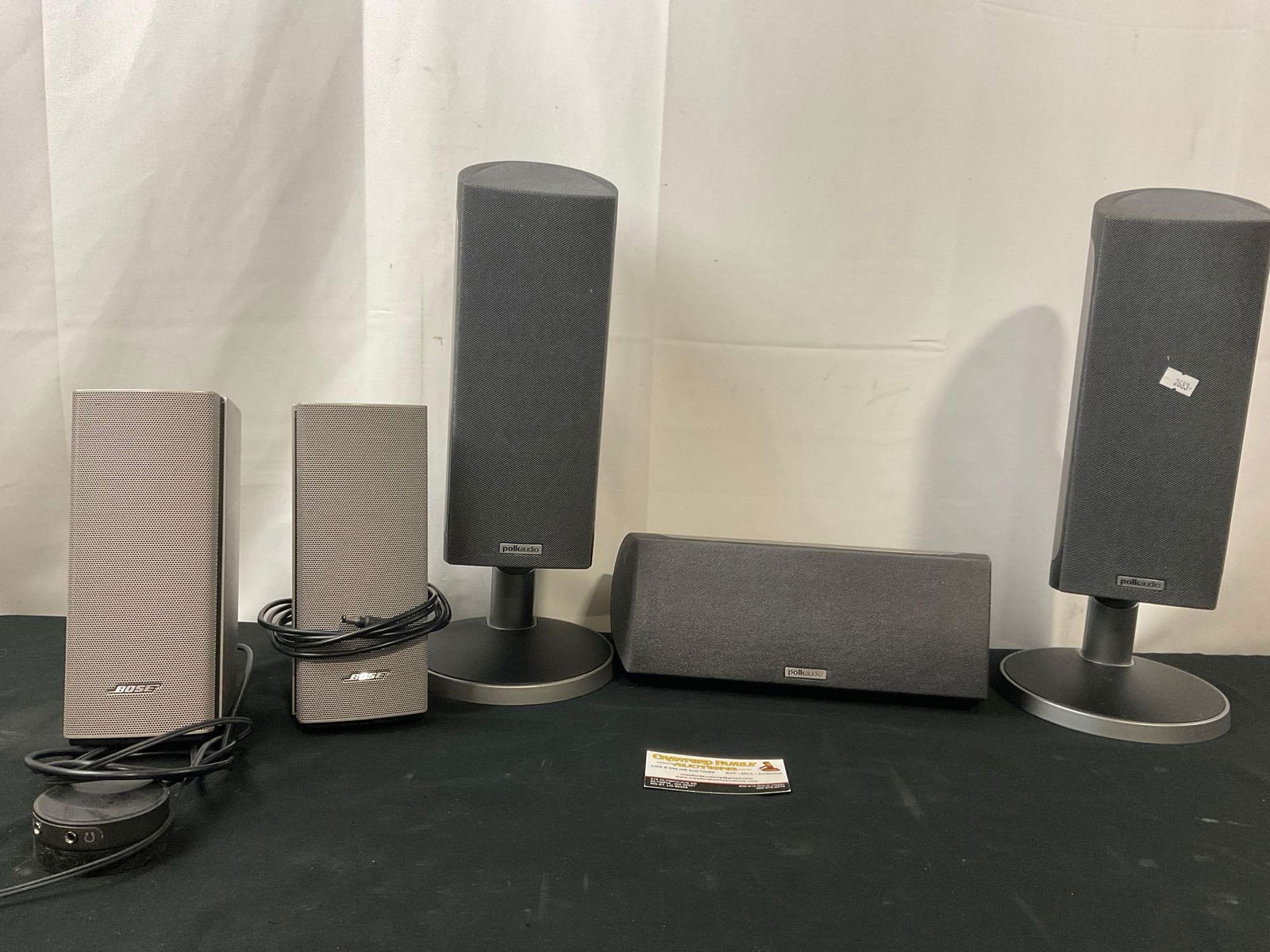 Polk Audio RMR-202 3 piece set & Bose Audio Companion2 2 speaker set (1 of 7)