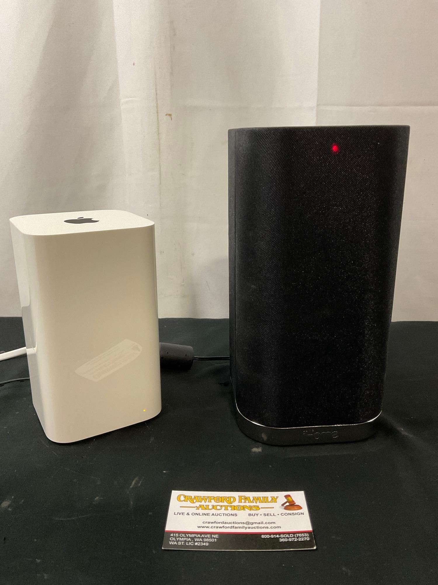 Pair of Apple Products, iW3 iHome & AirPort Extreme Wireless Router (1 of 5)