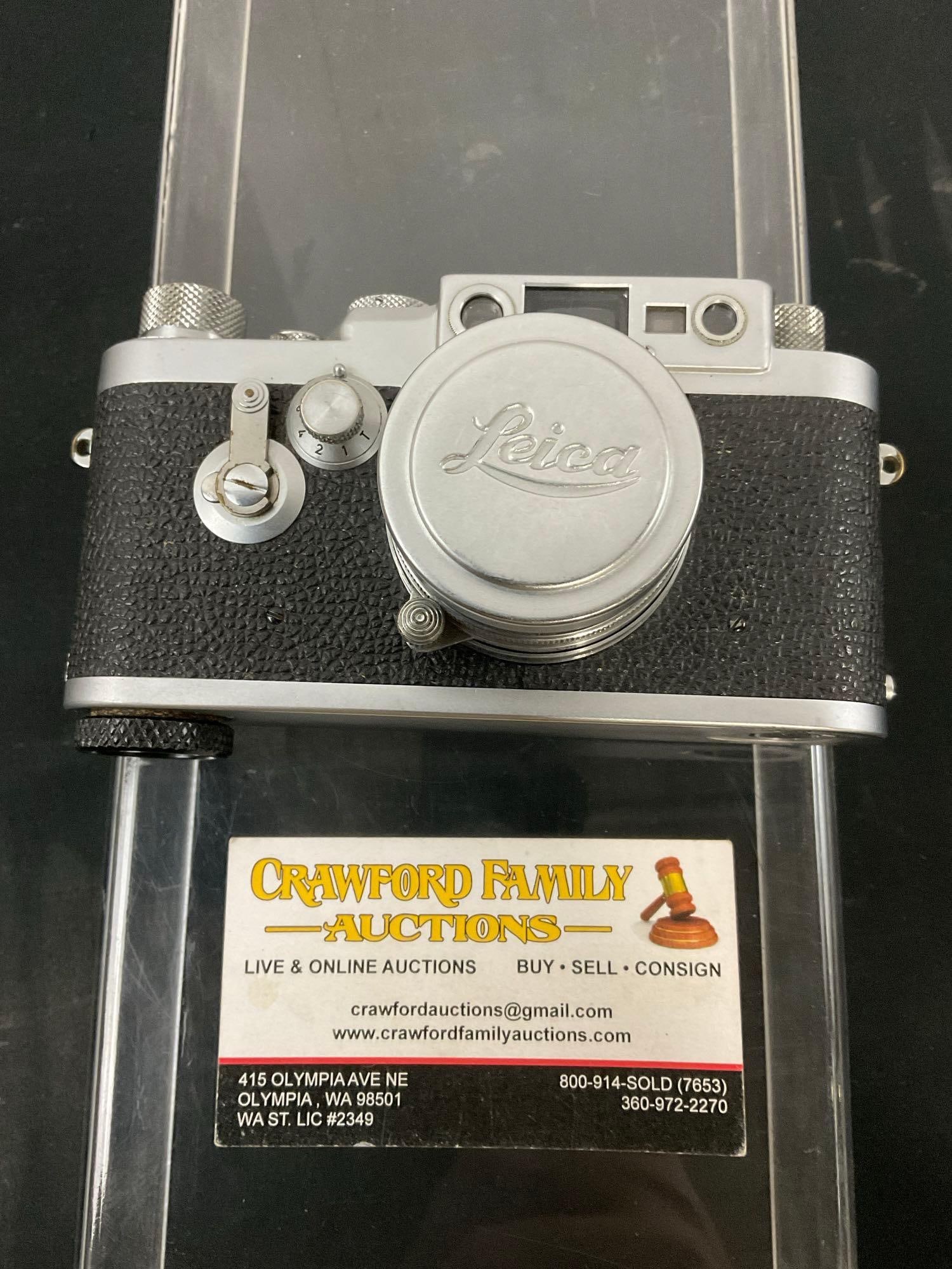 Vintage Leica D.R.P. Ernst Leitz Wetzlar Camera w/ f=5cm 1:2 Summitar 50mm F2 Lens, (1 of 6)