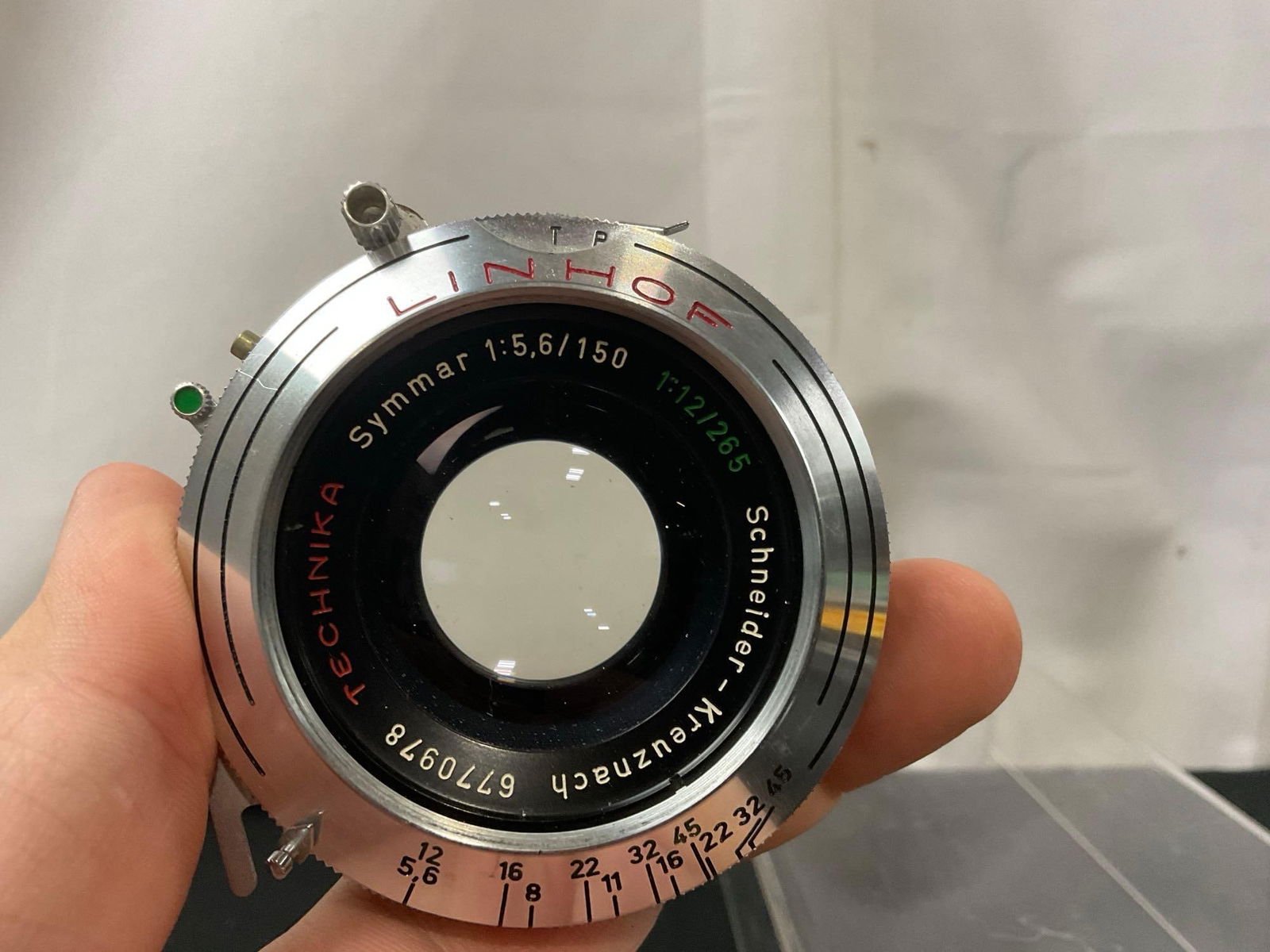 Schneider-Kreuznach Technika Symmar 1:5.6/ 150mm Linhof Camera Lens (1 of 3)