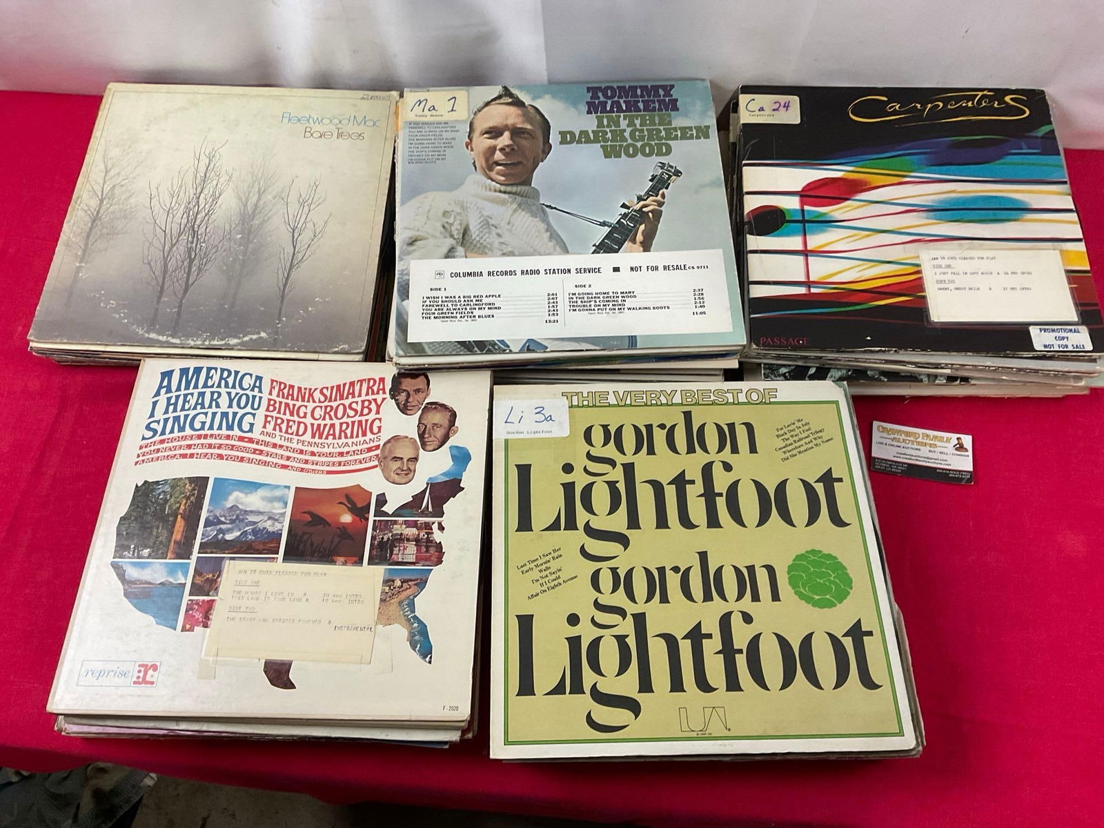 50-60 Vintage Records from Local Radio Station KGY, incl. Fleetwood Mac, Carpenters, Dionne Warwick (1 of 4)