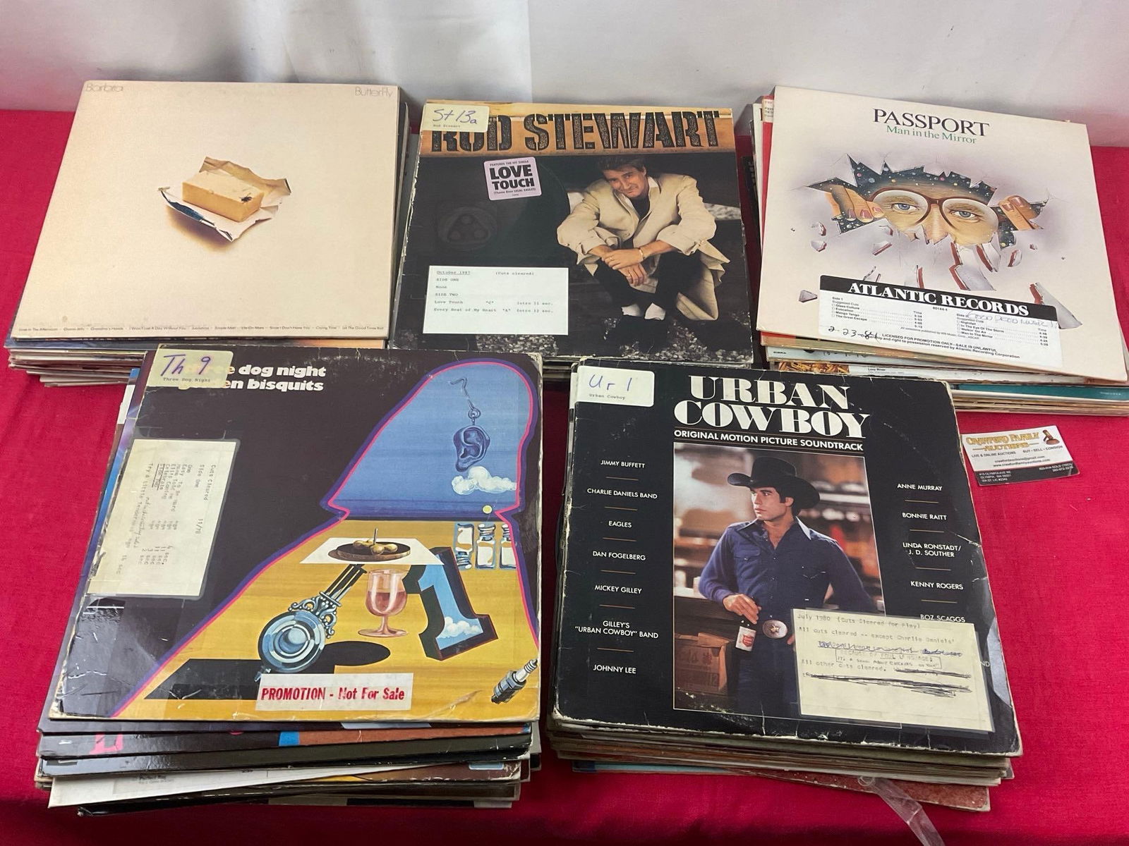 50-60 Vintage Records from Local Radio Station KGY, incl Barbra Streisand, Rod Stewart, James Tay... (1 of 3)