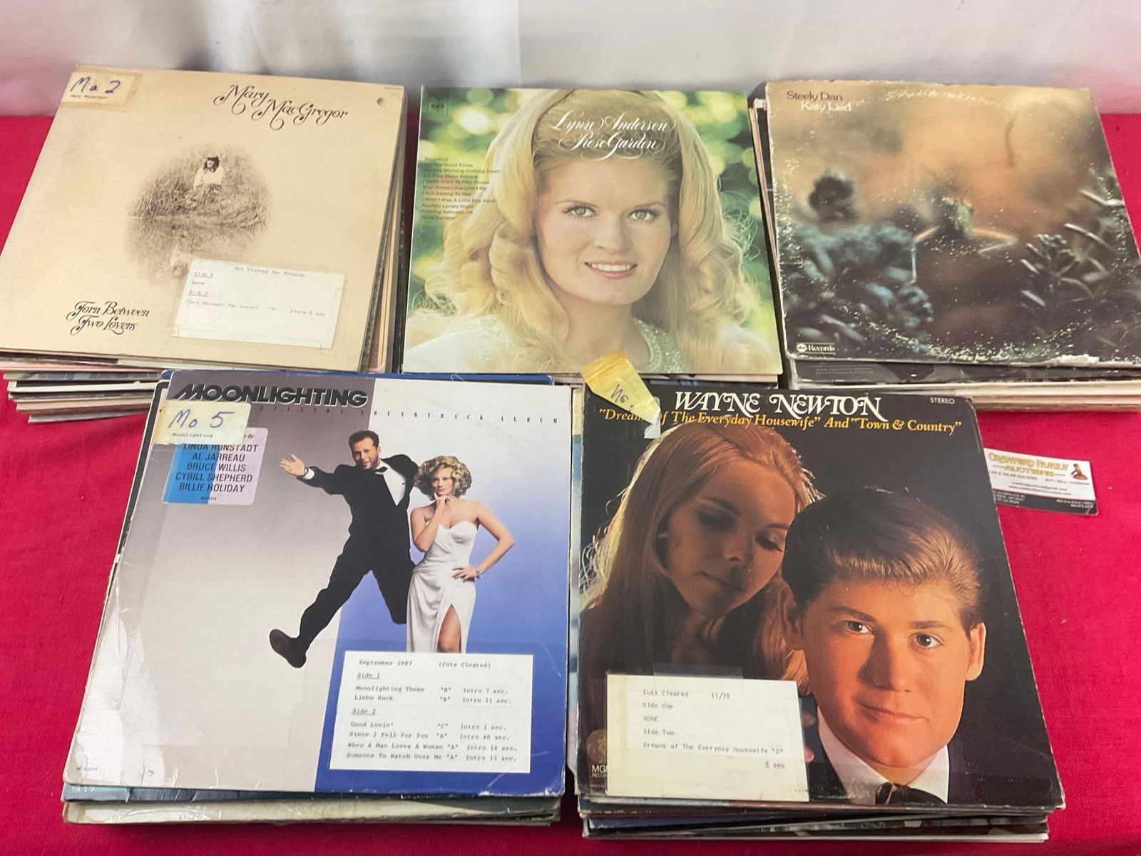 50-60 Vintage Records from Local Radio Station KGY, incl. Steely Dan, Men At Work, Stevie Nicks (1 of 4)