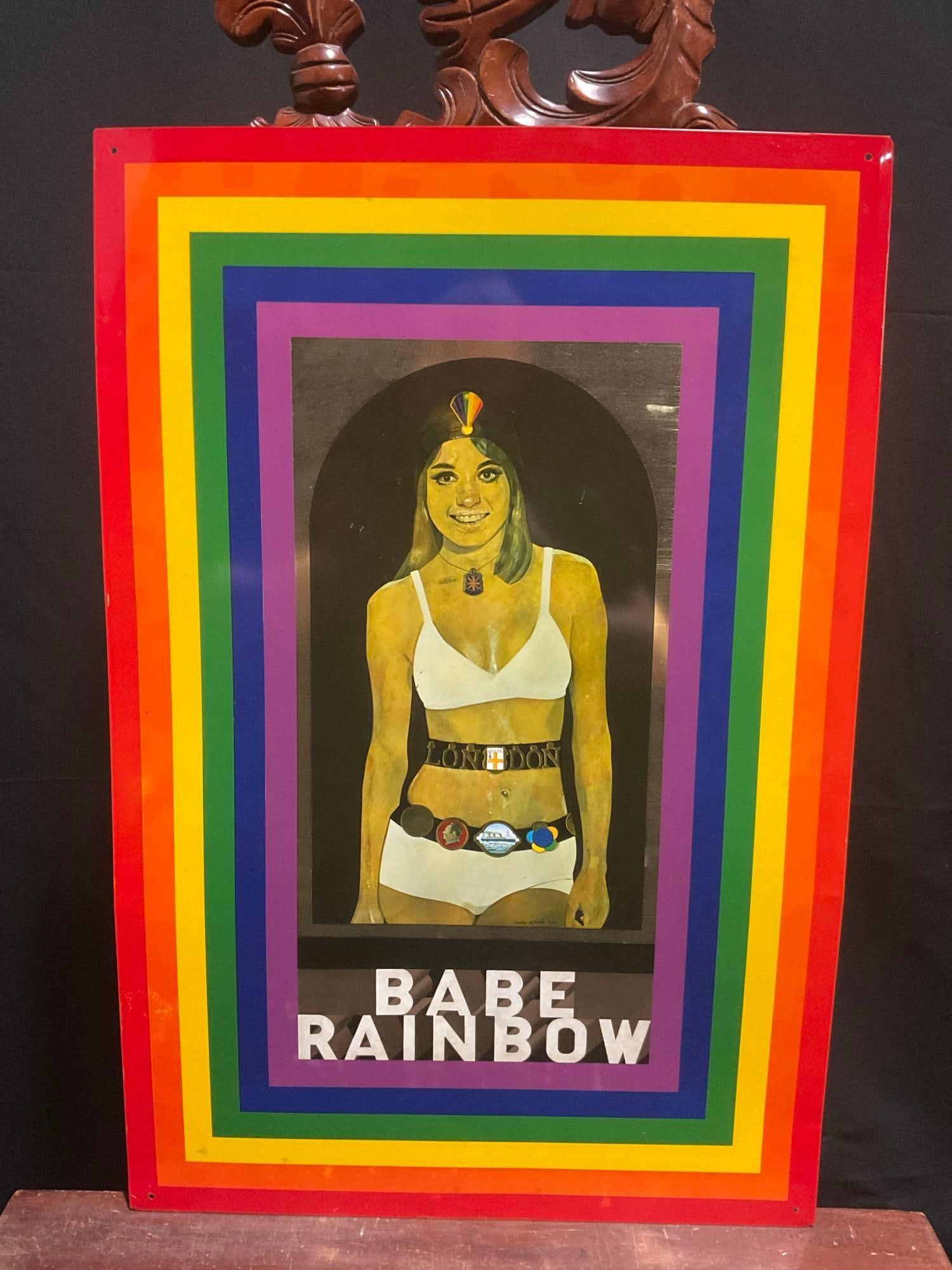 Babe Rainbow by Peter Blake 1968 - Repro by DODO Designs In Sheet Metal - See pics (1 of 5)