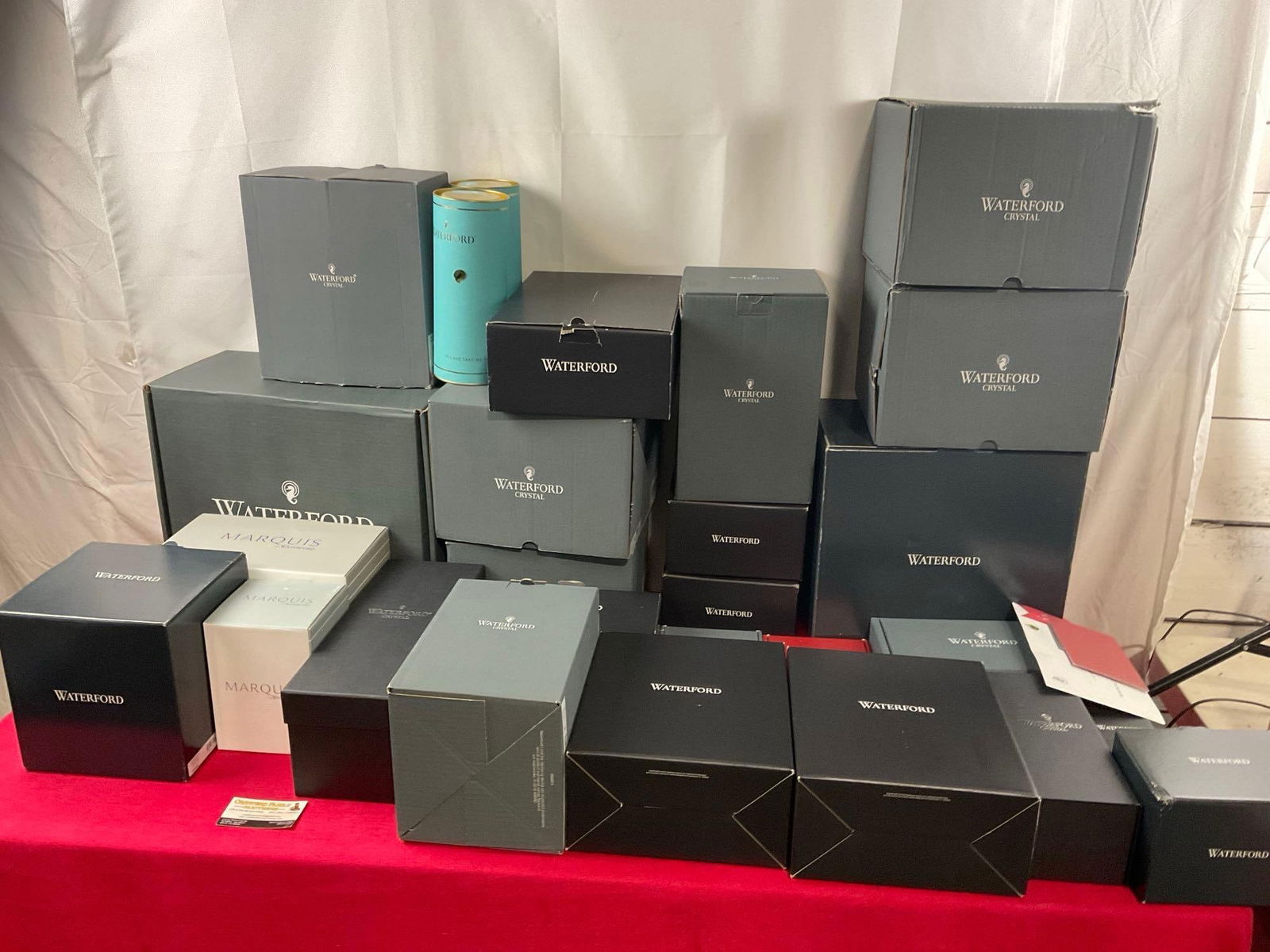 Large Assortment of Waterford Crystal Boxes, no crystal inside, lots of packaging (1 of 4)