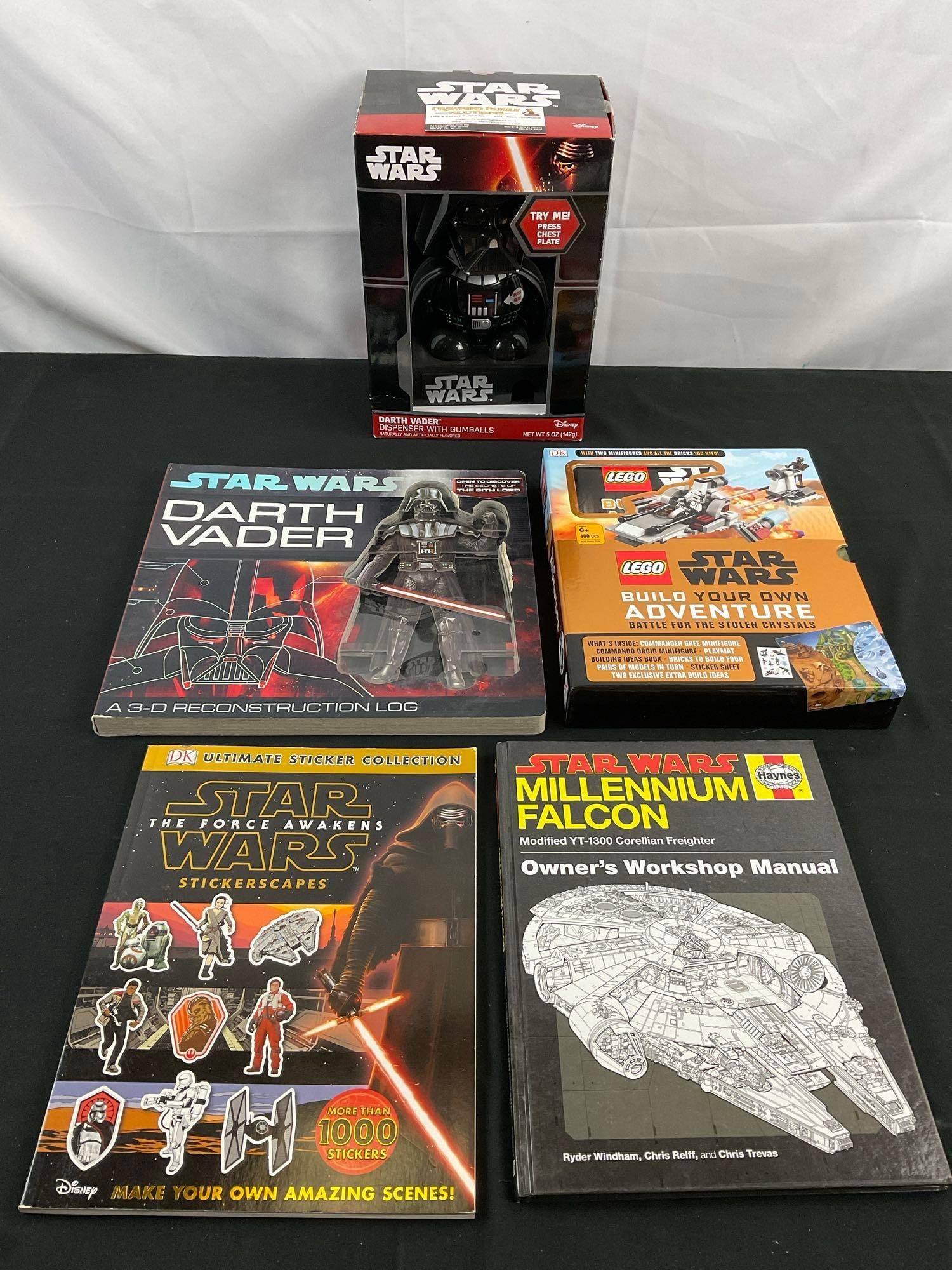 5 pcs Star Wars Themed Collectible Assortment. Lego Star Wars BYOA Set. Excellent Condition. See (1 of 8)