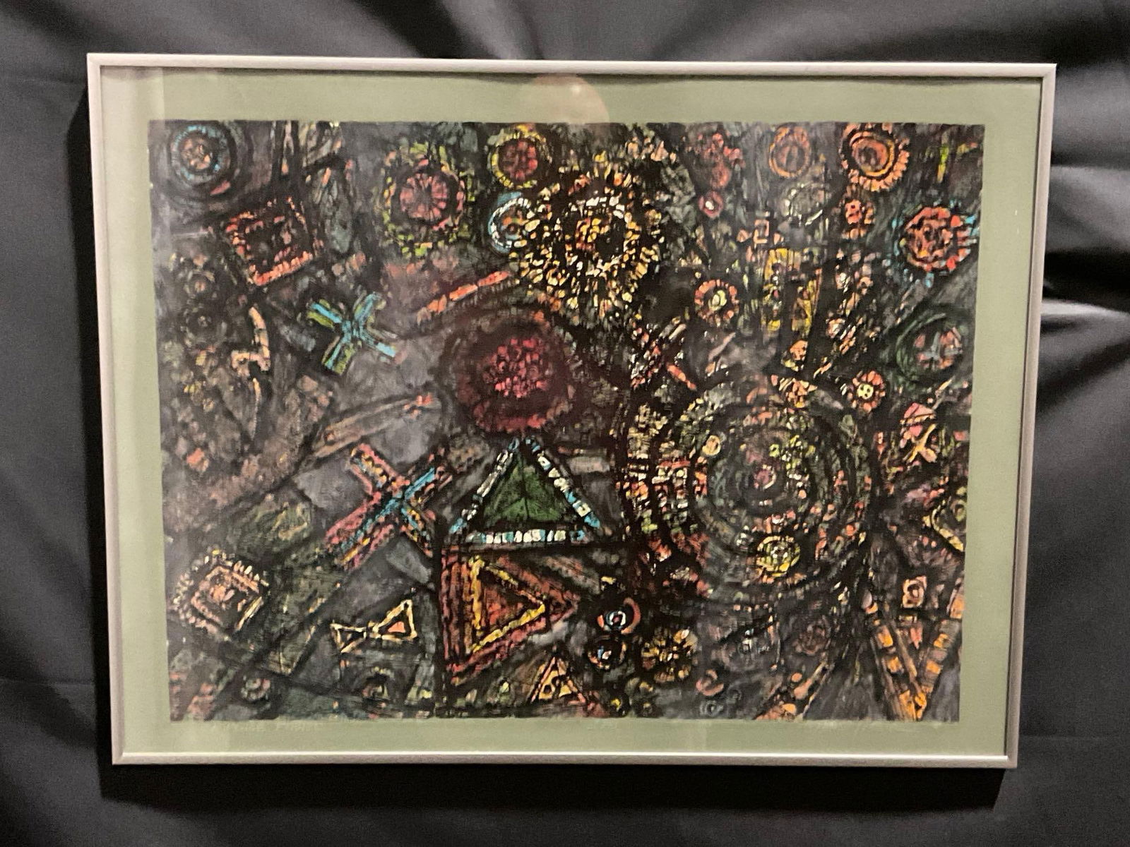 Framed Art Piece titled Impulse Fusion by Harry Krug, 27h x 21w inches (1 of 12)