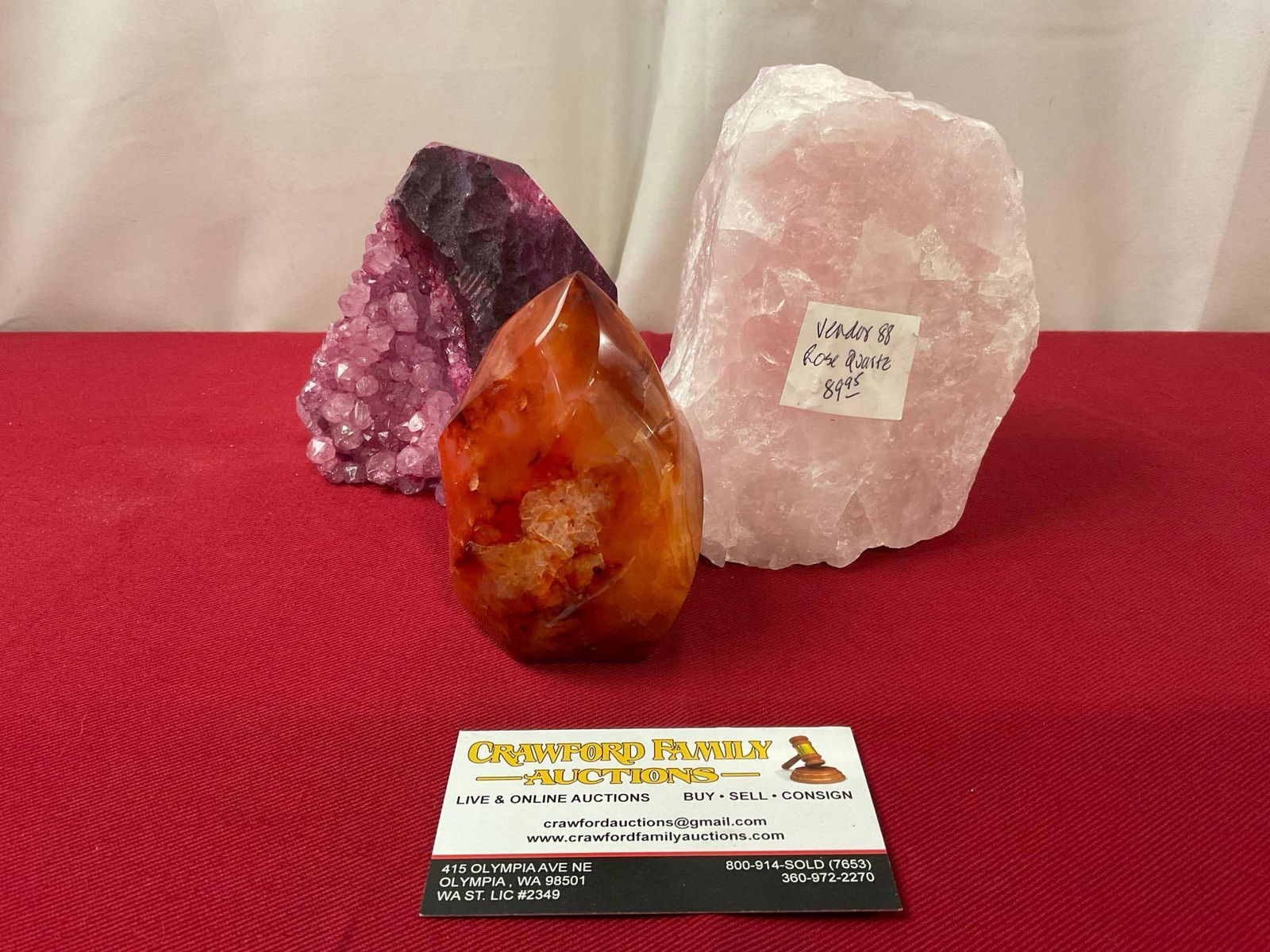 Rose Quartz or pink Fluorine, Dyed Pink Quartz Geode & Beautiful Spiralized Chalcedony Stone (1 of 5)