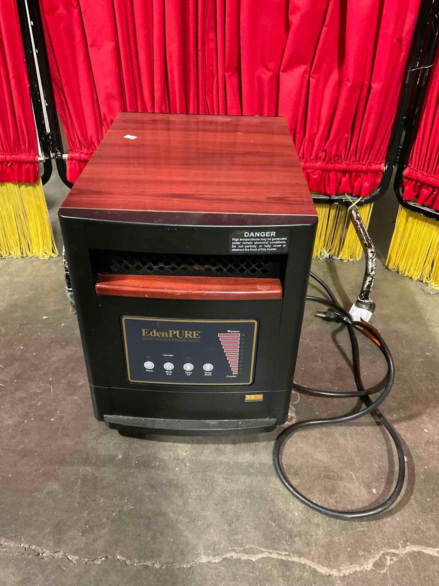 EdenPure Portable Heater Model A4428. Tested, Works. Very Good Condition. See pics. (1 of 5)