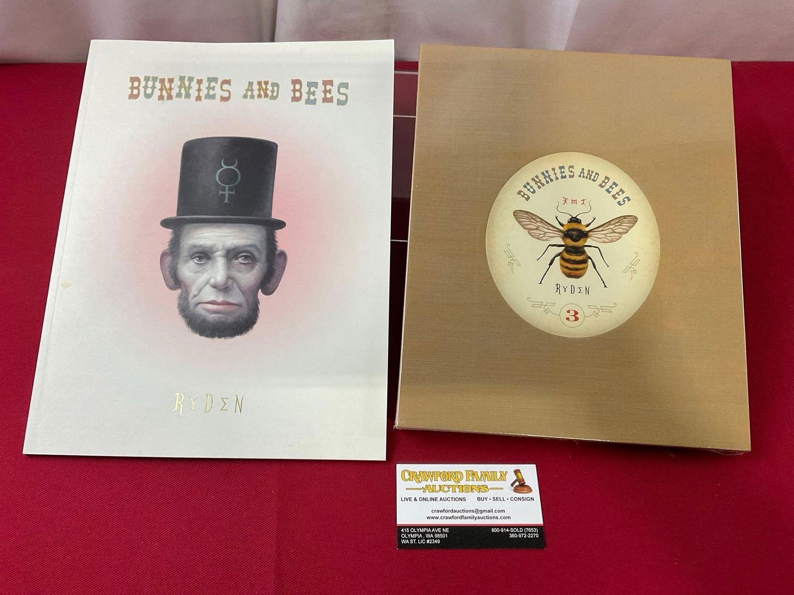 Signed Bunnies & Bees Art Book from Mark Ryden & Portfolio of 14 Prints, LE 00,742/10,000 (1 of 7)