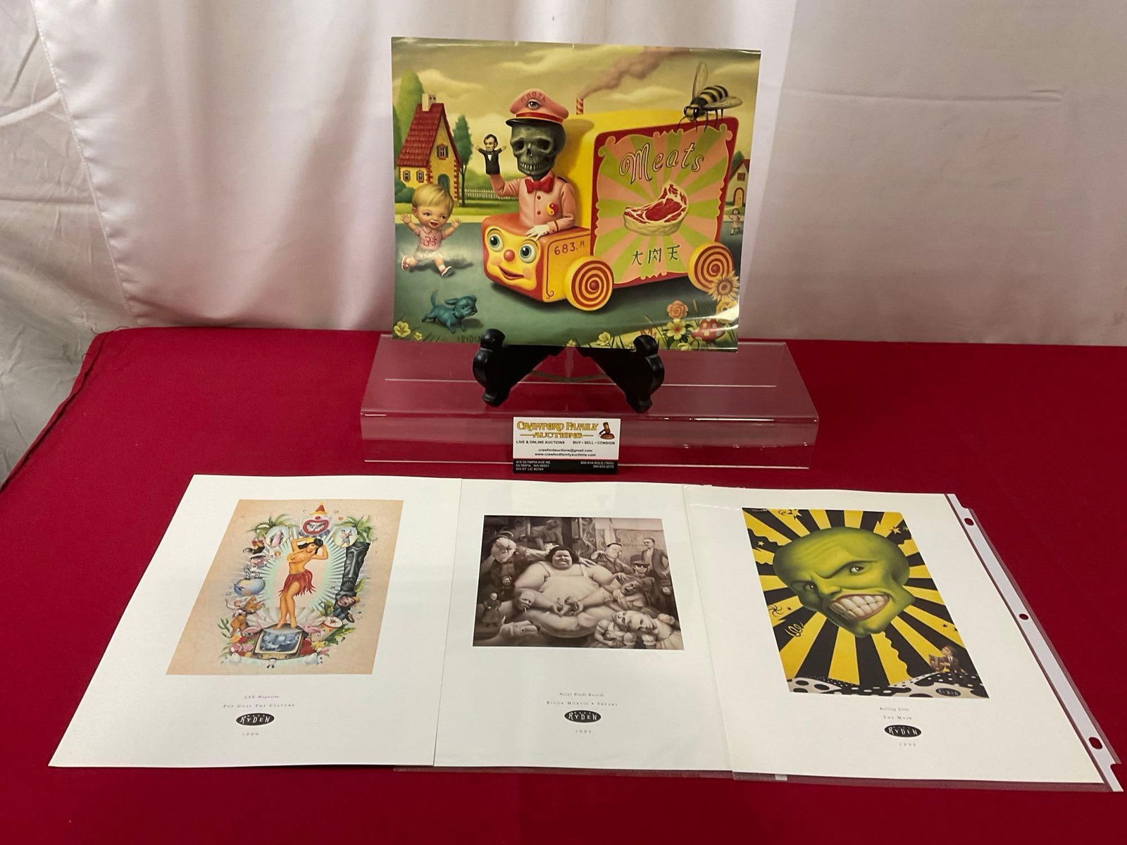 Three Small Prints of Art from Mark Ryden, Rigor Mortis Freaks, The Mask & Pop Goes The Culture (1 of 5)