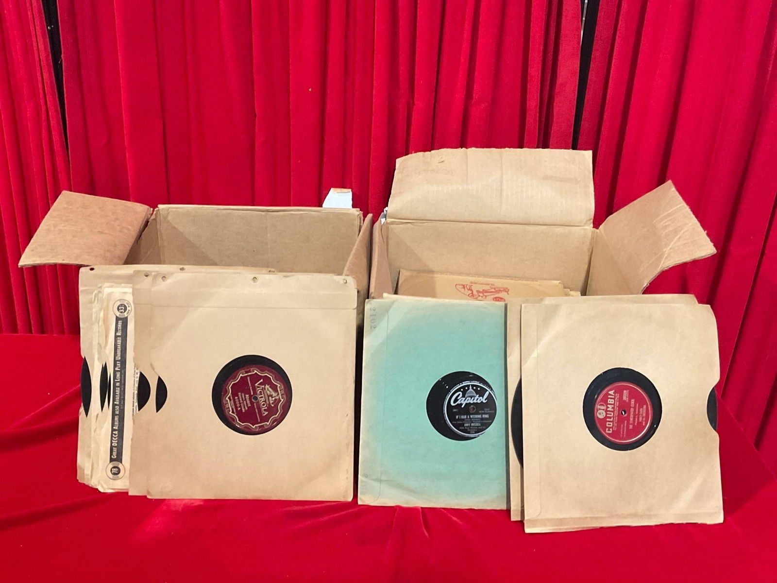 Large Collection of 75+ Vintage Vinyls - Fair cond. - See pics (1 of 5)