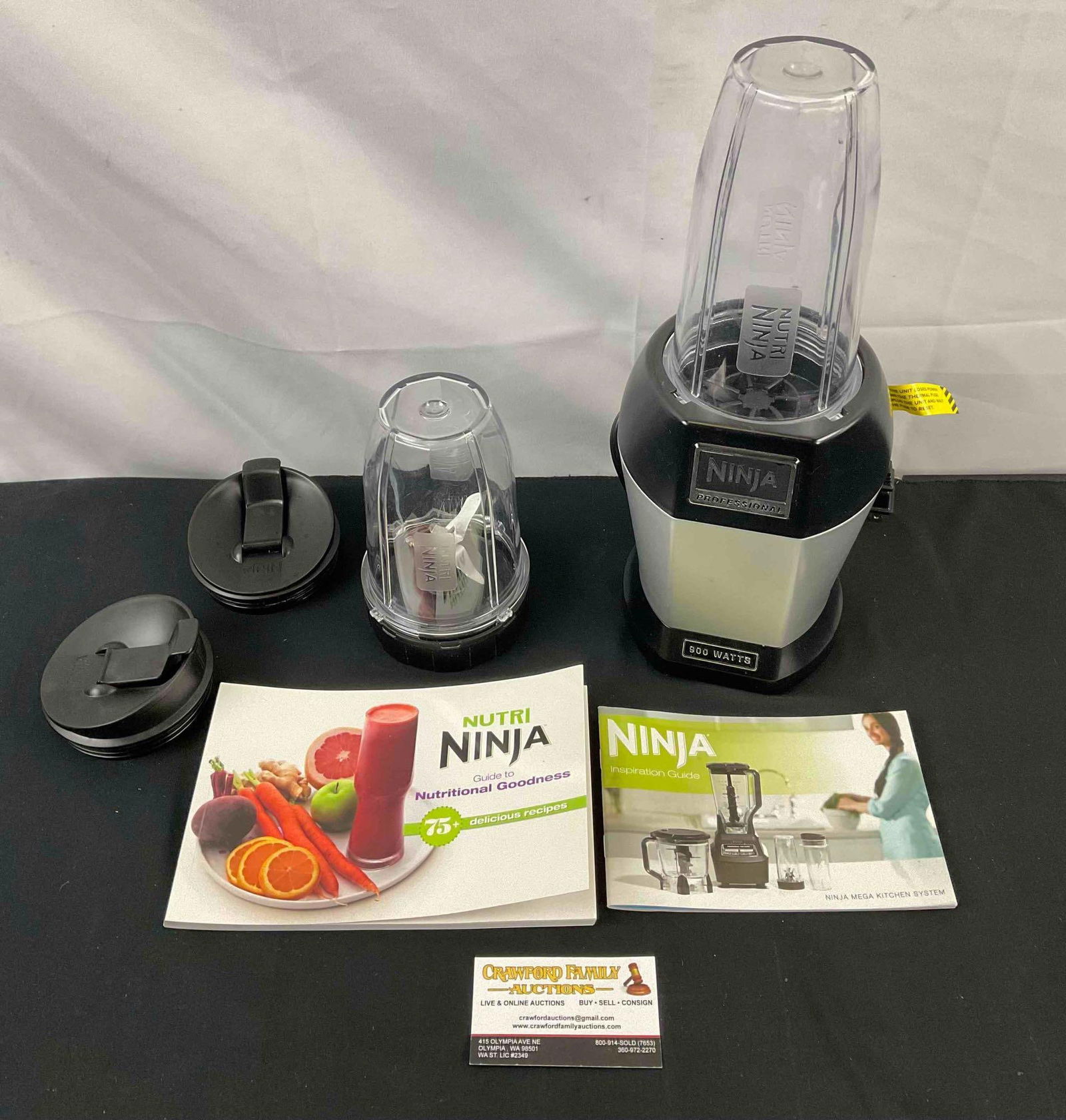 Ninja Professional Food Processor w/ 6 pcs Accessories. Tested, Working. See pics. (1 of 4)