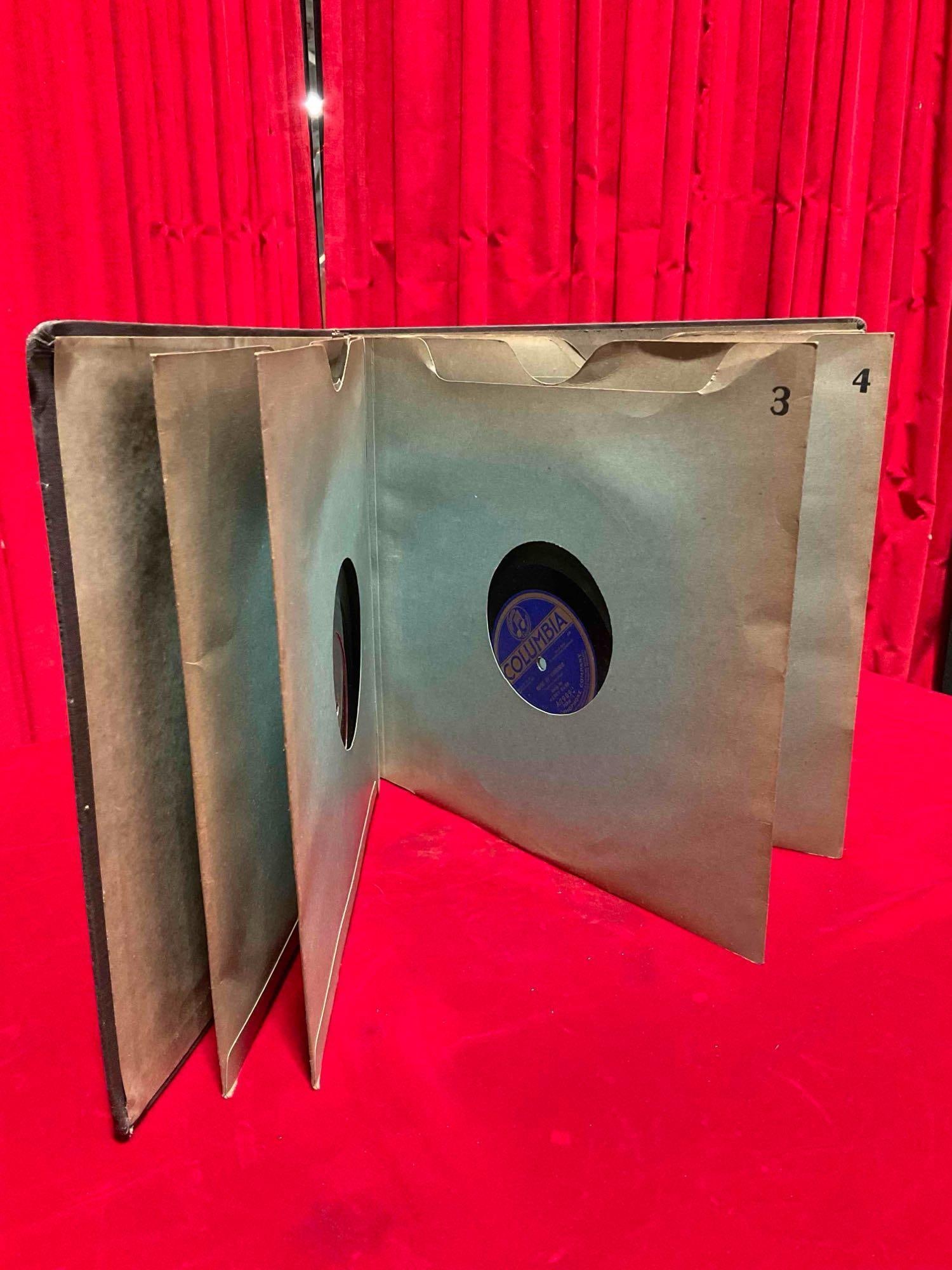 Antique Victor Talking Machine Co. Victrola 78s? Record Album w/ 10 Records. See pics. (1 of 6)