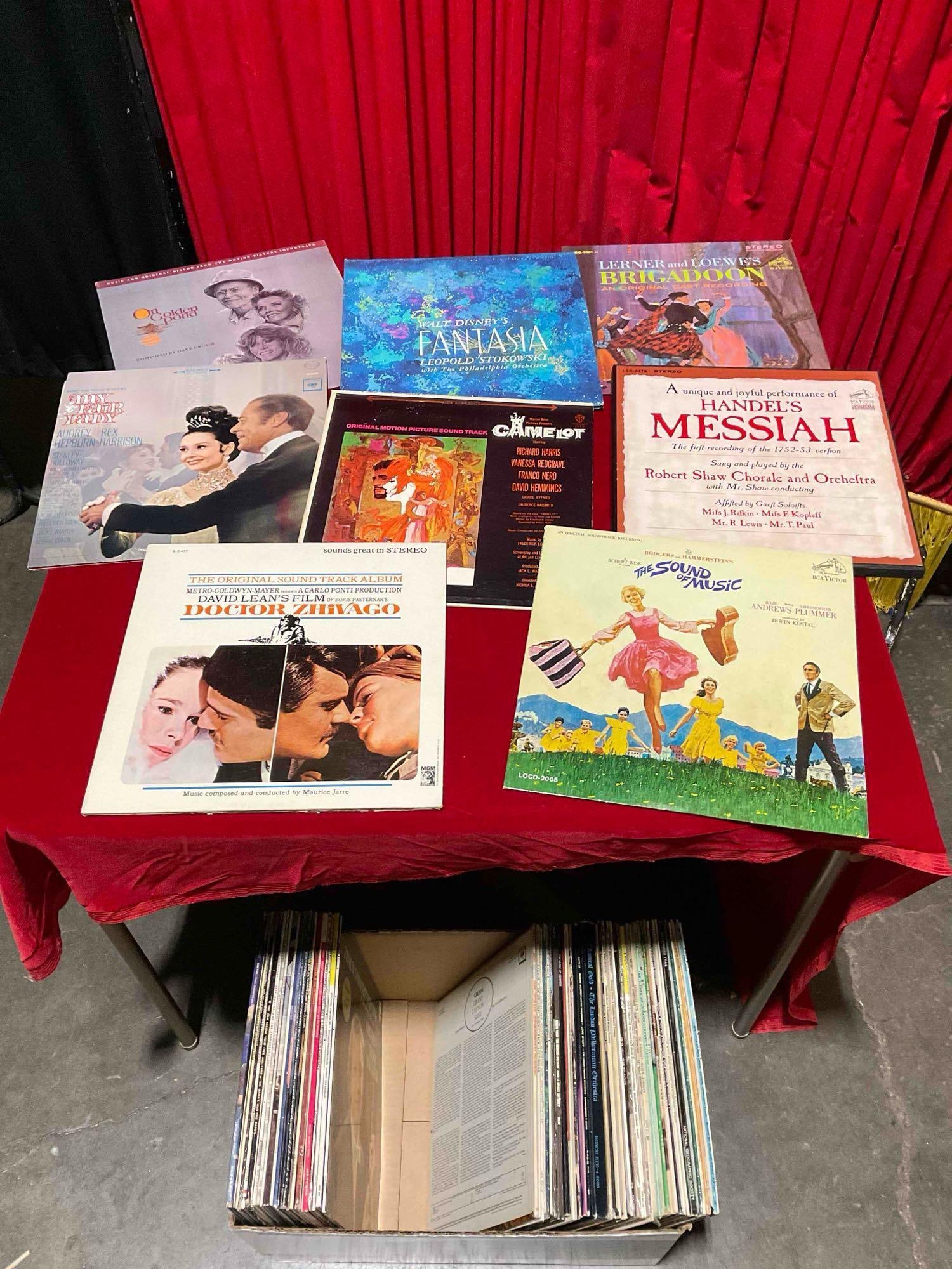 50+ pcs Vintage Records Vinyl LP Albums. Musical Soundtracks, Disney & More! See pics. (1 of 3)