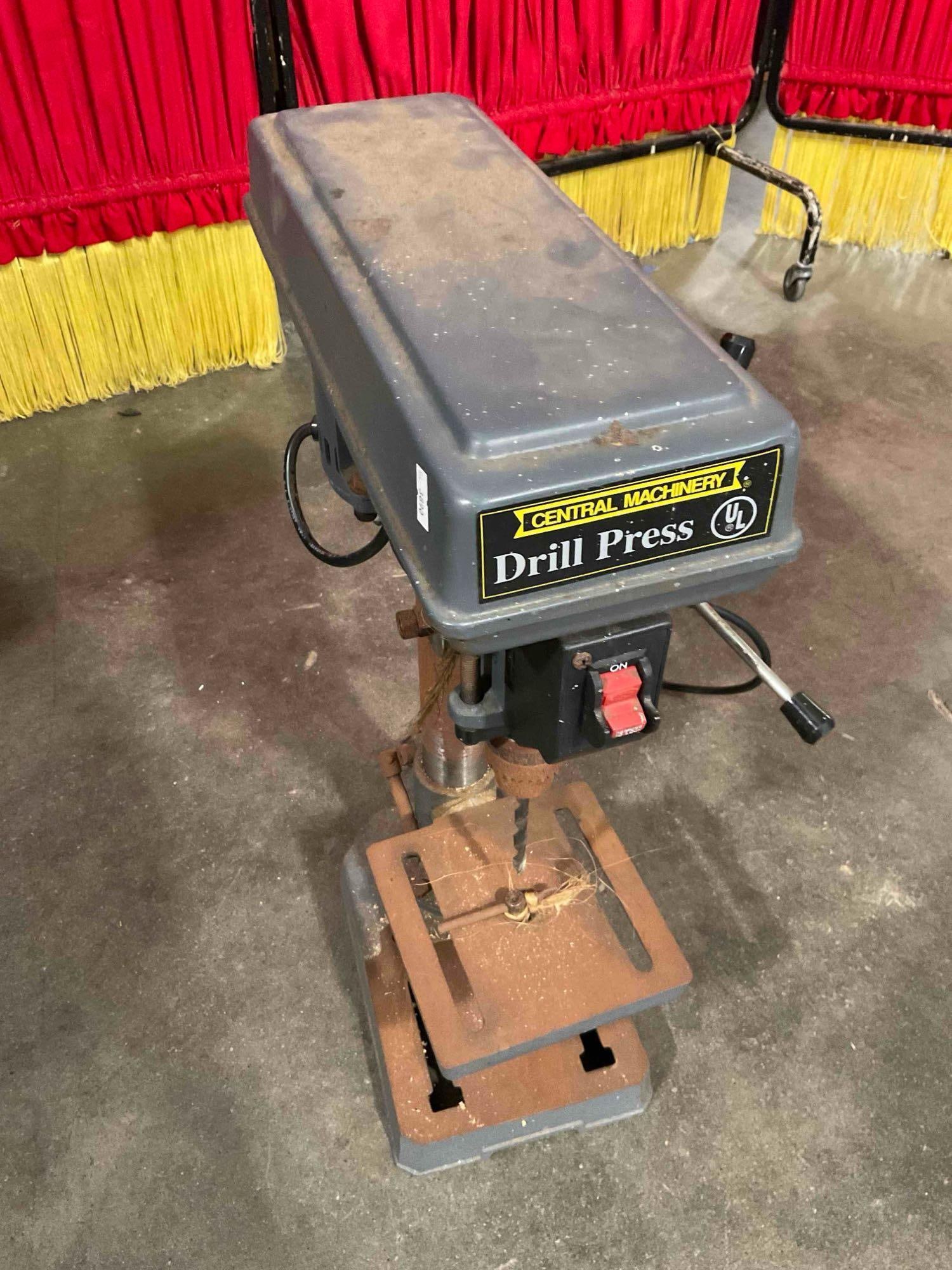 Central Machinery Drill Press 38119. Tested, Works. Good Condition. See pics. (1 of 5)