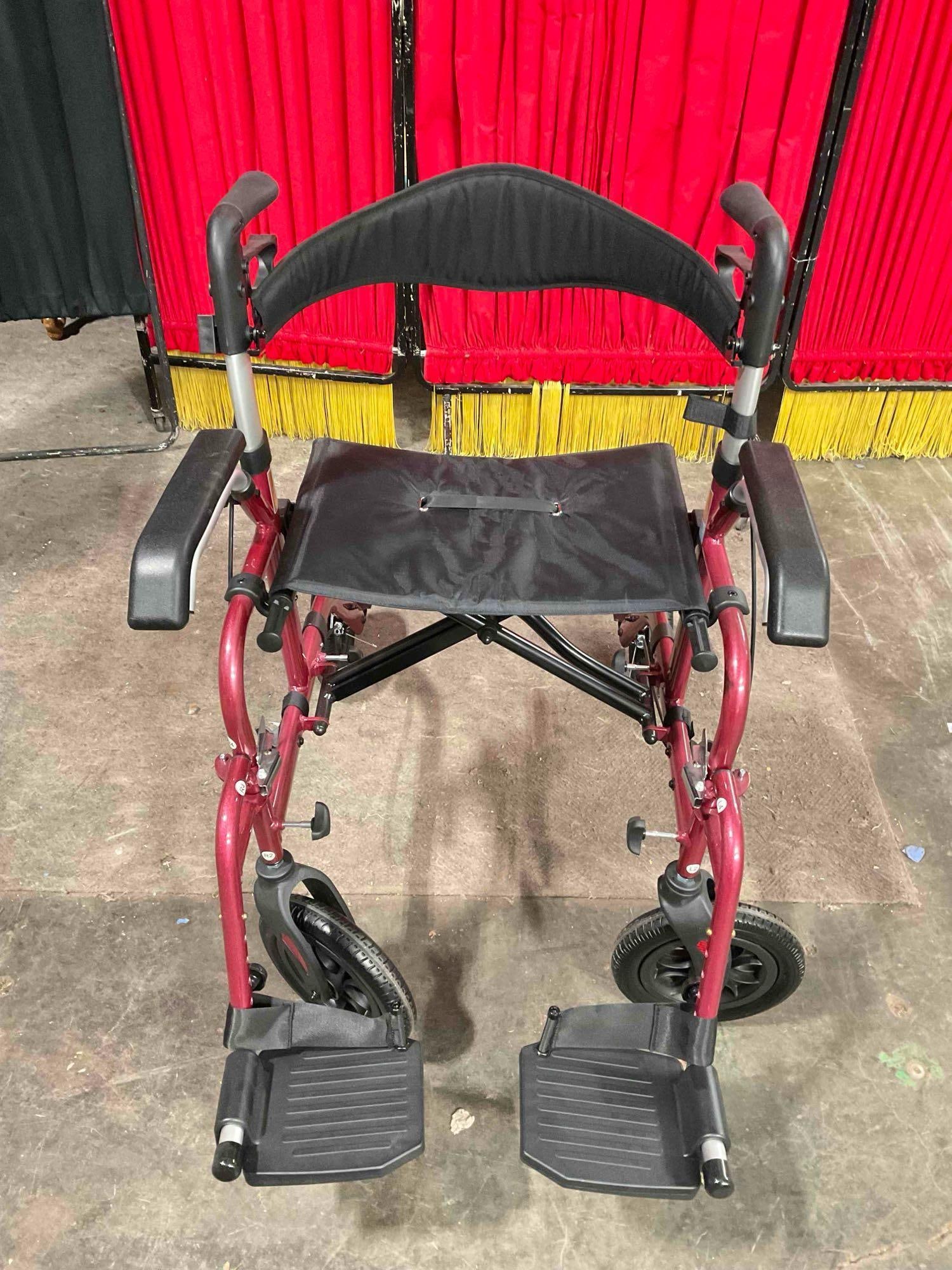 ELENKER 2-in-1 Rollator Walker & Folding Wheelchair. Excellent Condition. See pics.: *No shipping, size* ELENKER 2-in-1 Rollator Walker & Folding Wheelchair. Excellent Condition. Looks to be Model #EU1-B01199C1-FBA. In burgundy color. Looks brand new, c