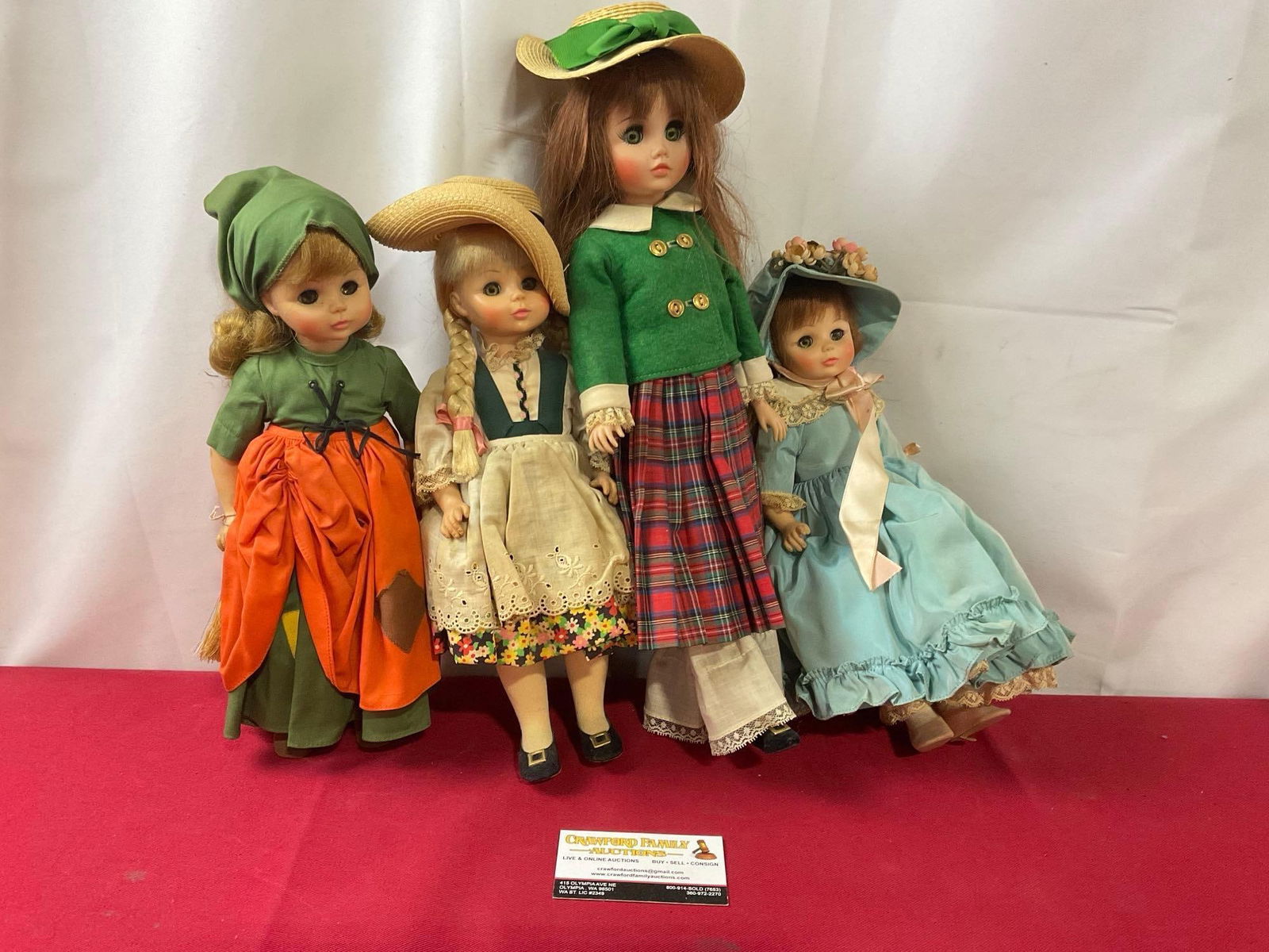 4x Madame Alexander Dolls, Cinderella, Maggie, Heidi & Lucinda, tallest is about 15 inches tall (1 of 7)
