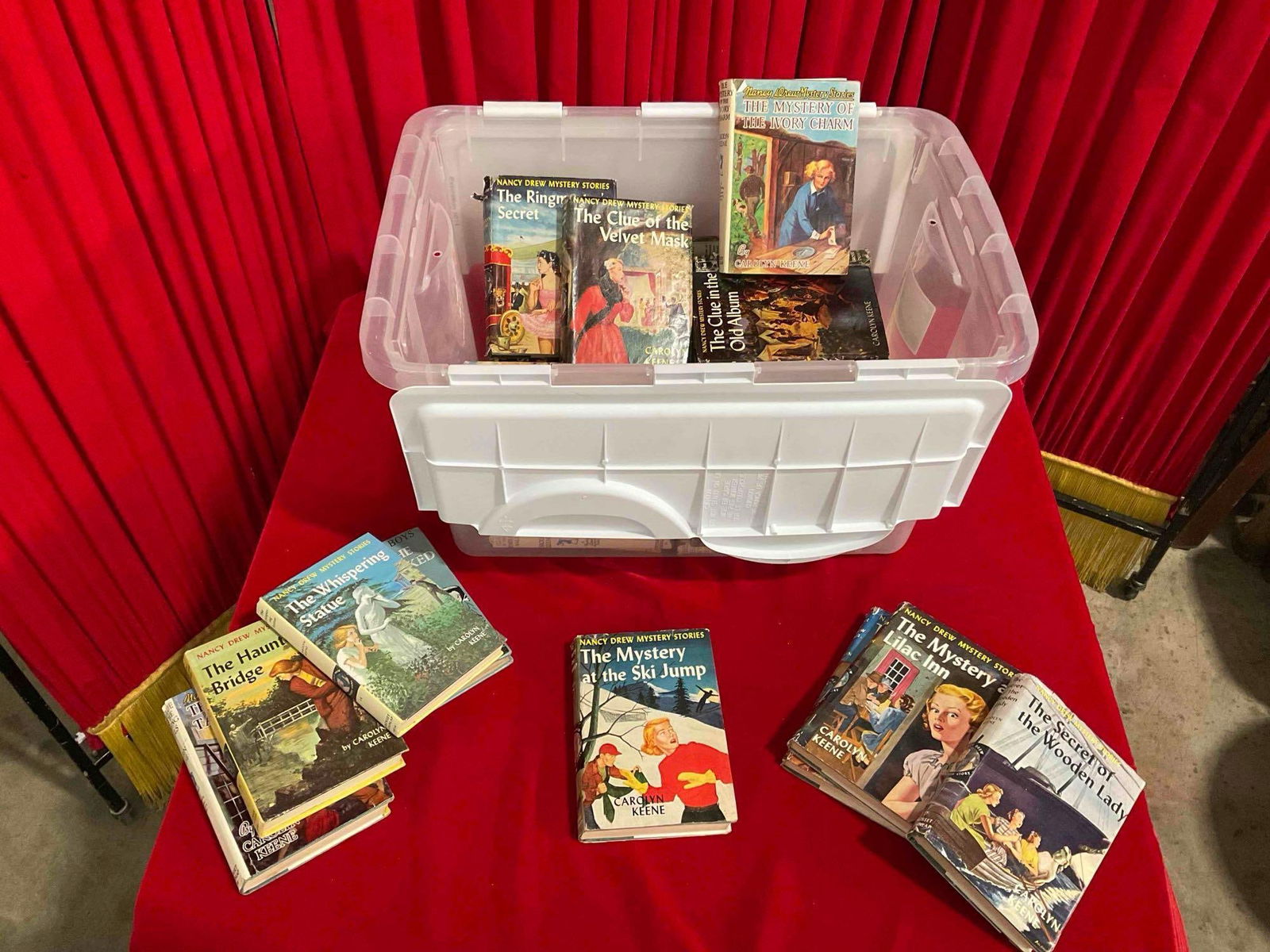 12+ pcs Nancy Drew Mystery Hardcover Novel Book Collection by Carolyn Keene. See pics. (1 of 6)