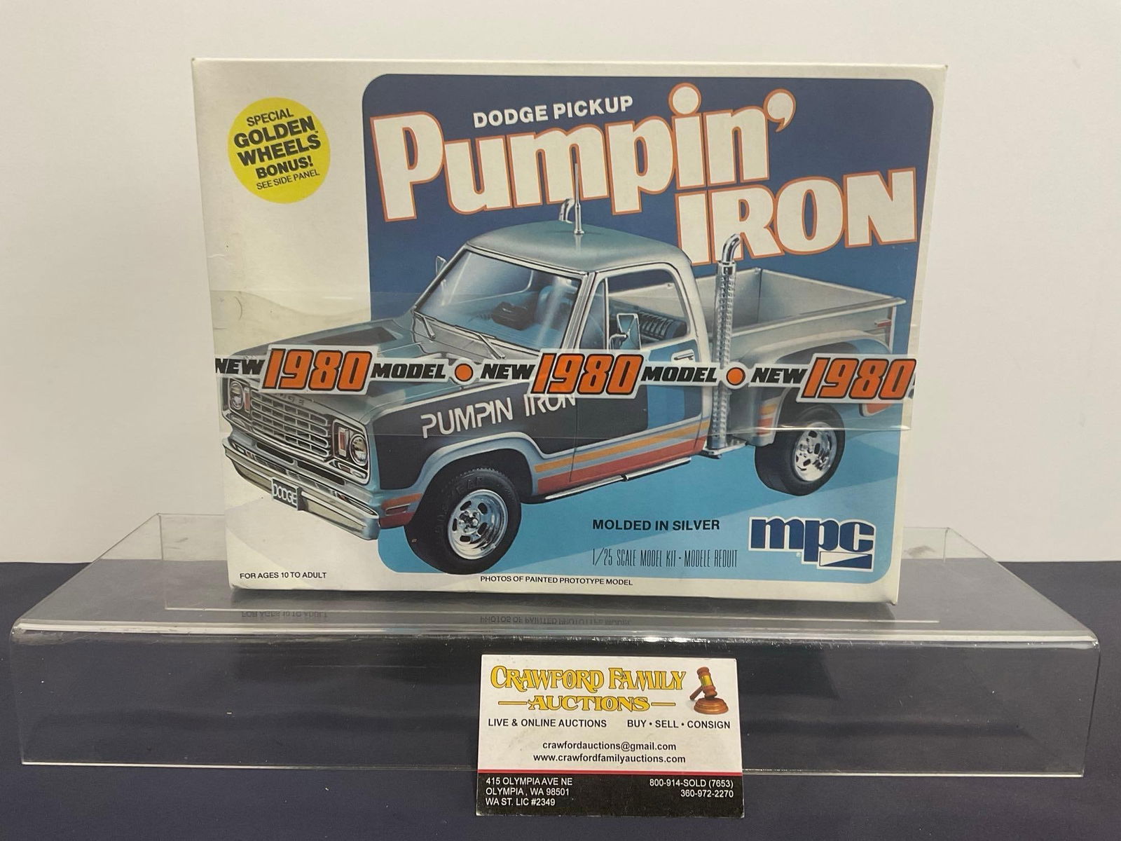 MPC Model Car Kits, 1:25 Scale, Dodge Pickup Pumpin Iron, Sealed new 1980 model (1 of 4)