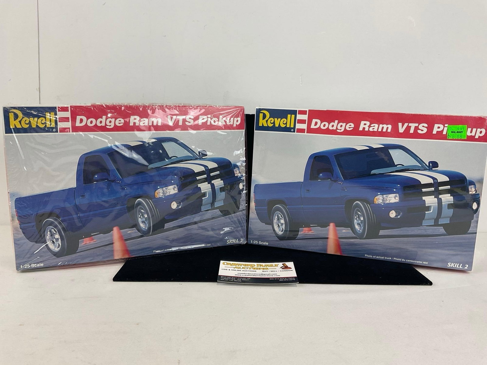 Pair of Vintage Revell Model Car Kits,2 Dodge Ram VTS Pickups, 1 sealed & 1 open (1 of 5)